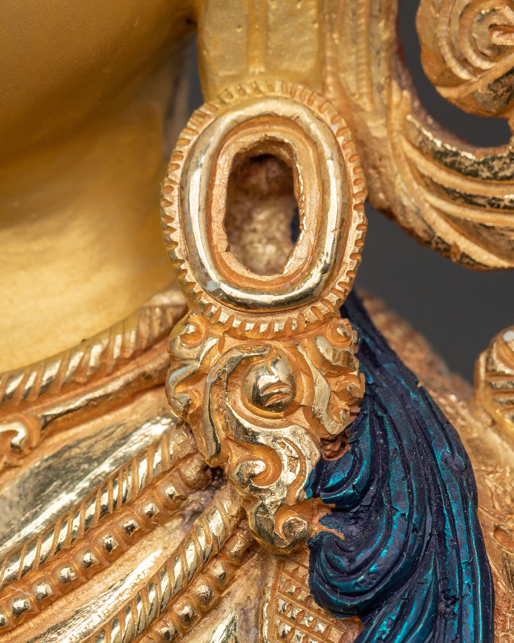 Green Tara Golden Statue of Swift Protection