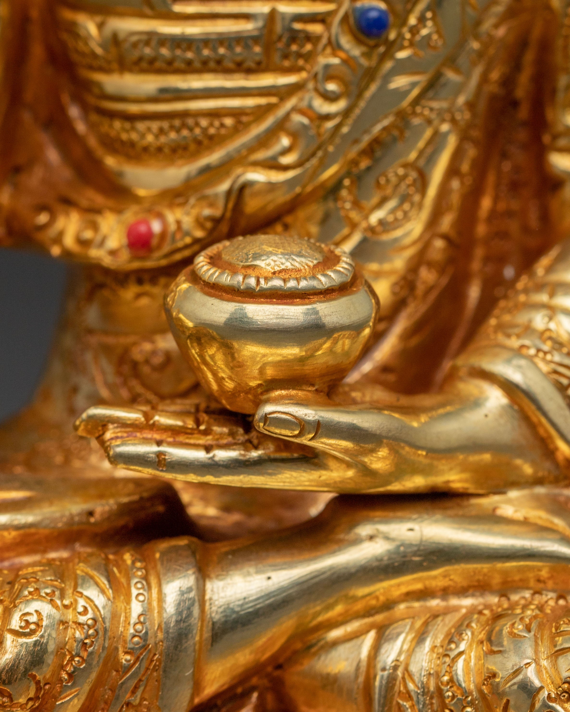 Tibetan Shakyamuni Buddha Sacred Figurine for Altar