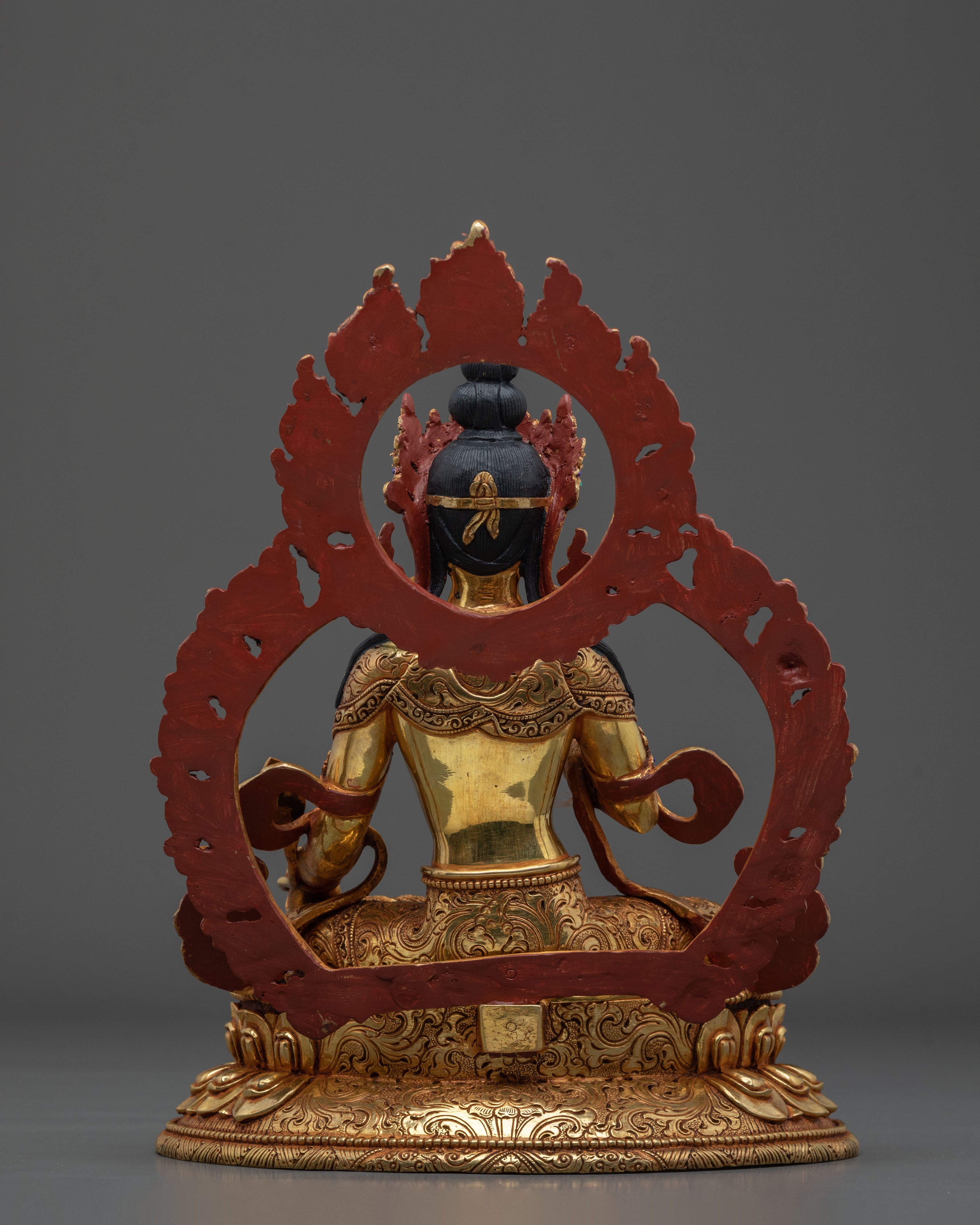 Kshitigarbha Spiritual Copper Statue | Symbol of Compassion
