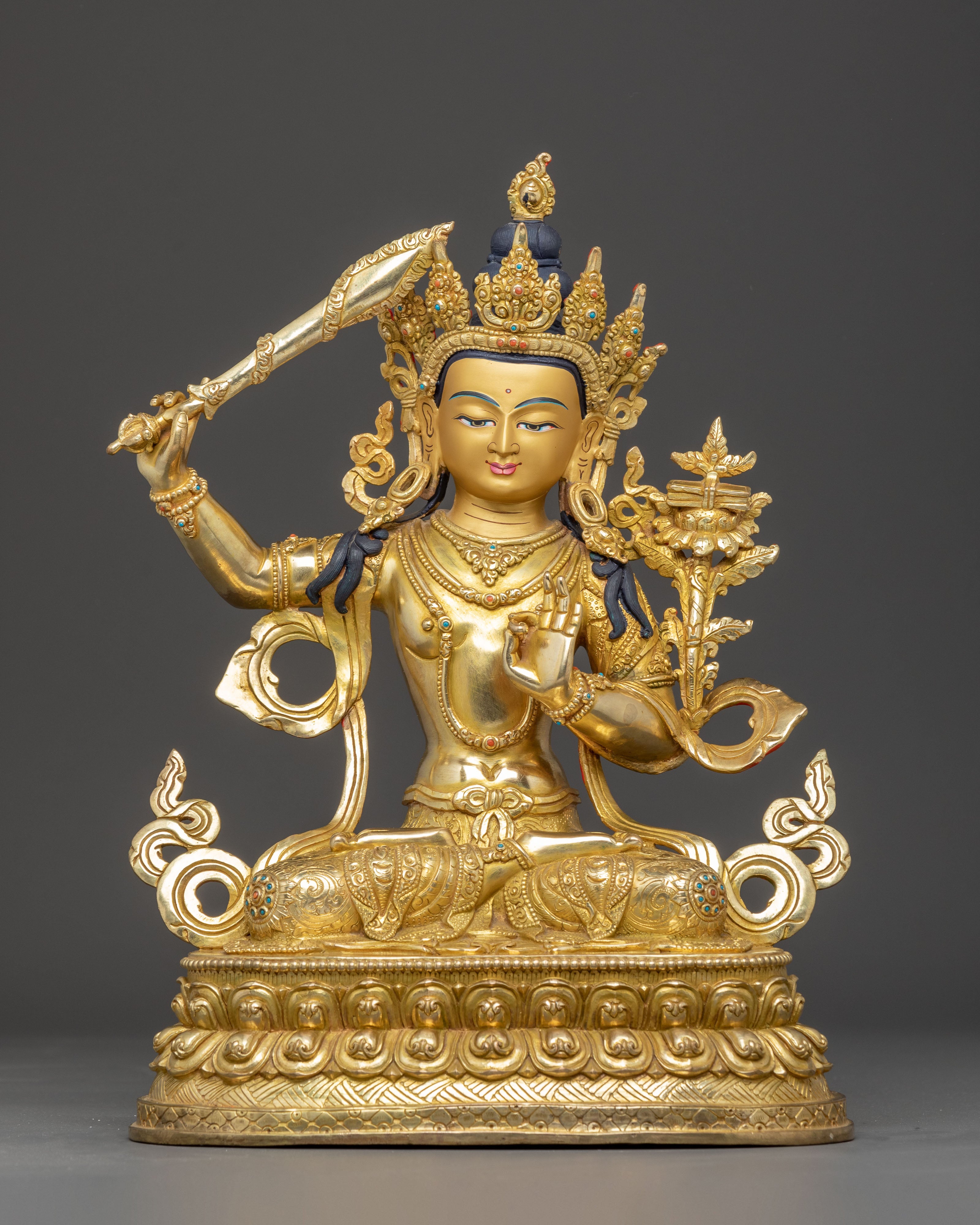 Manjushri Statue: The Power and Wisdom