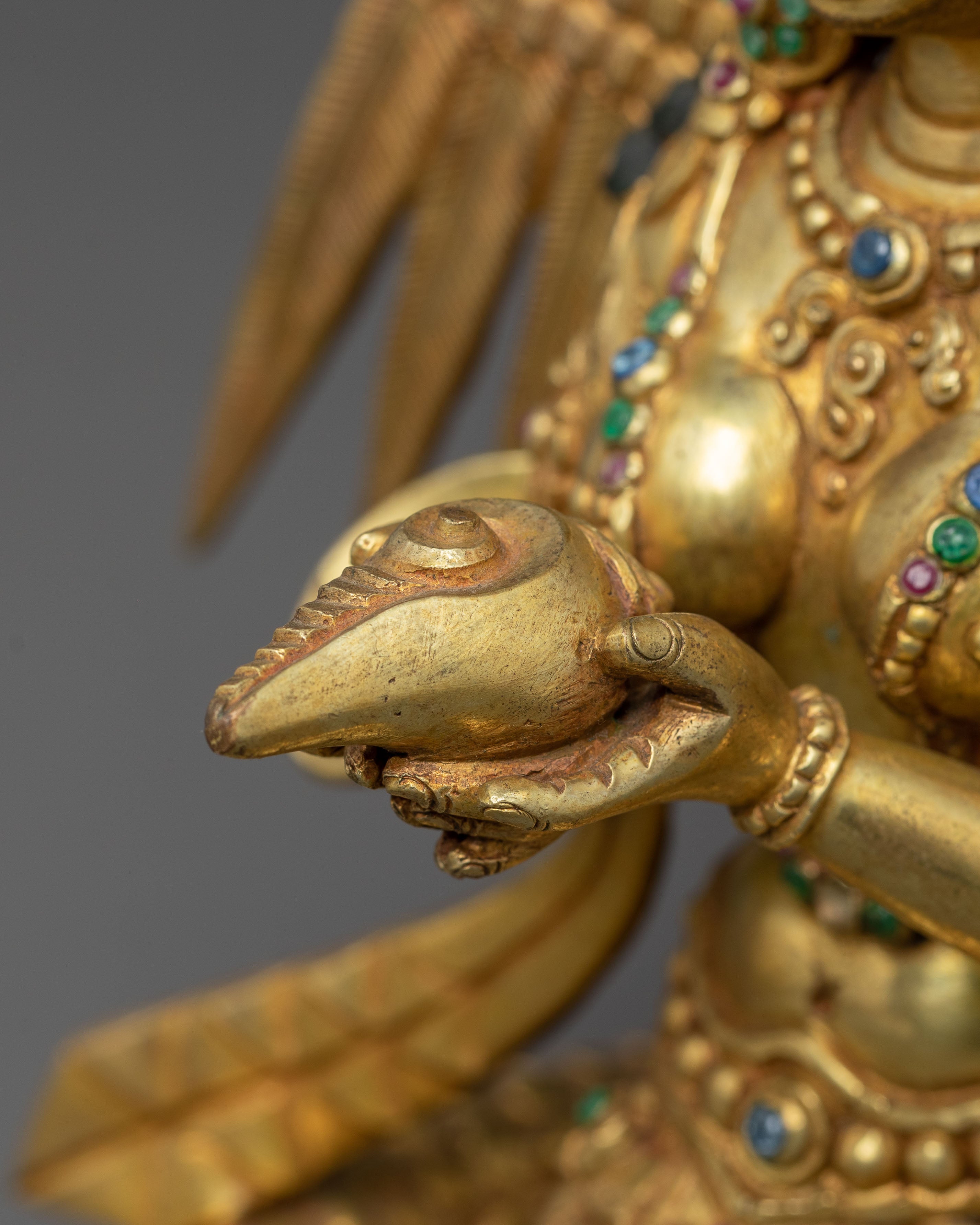 Handmade Nagkanya Copper Statue | Serpent Deity Sculpture