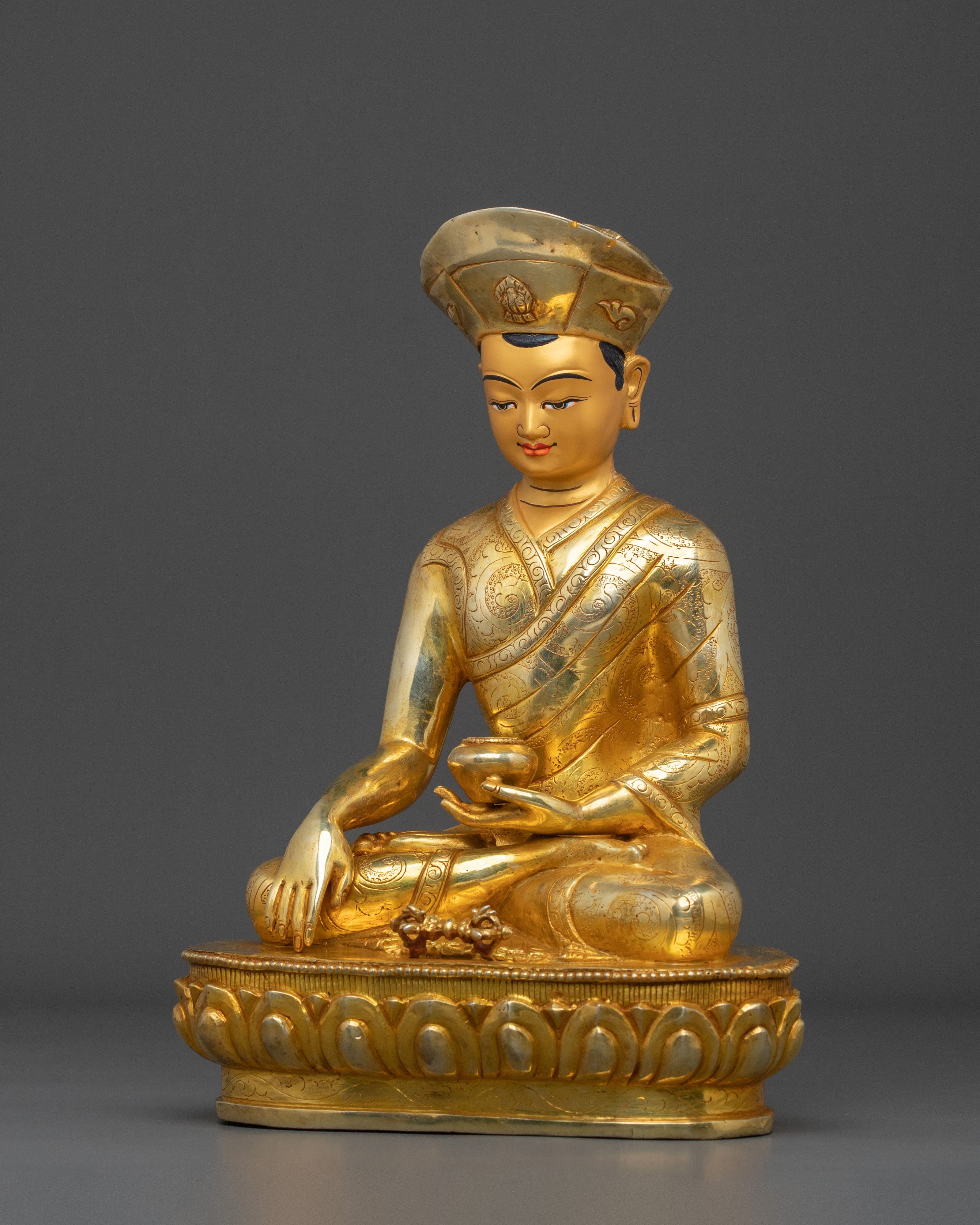Jigten Sumgon Buddhist Statue | Tibetan Sacred Sculpture