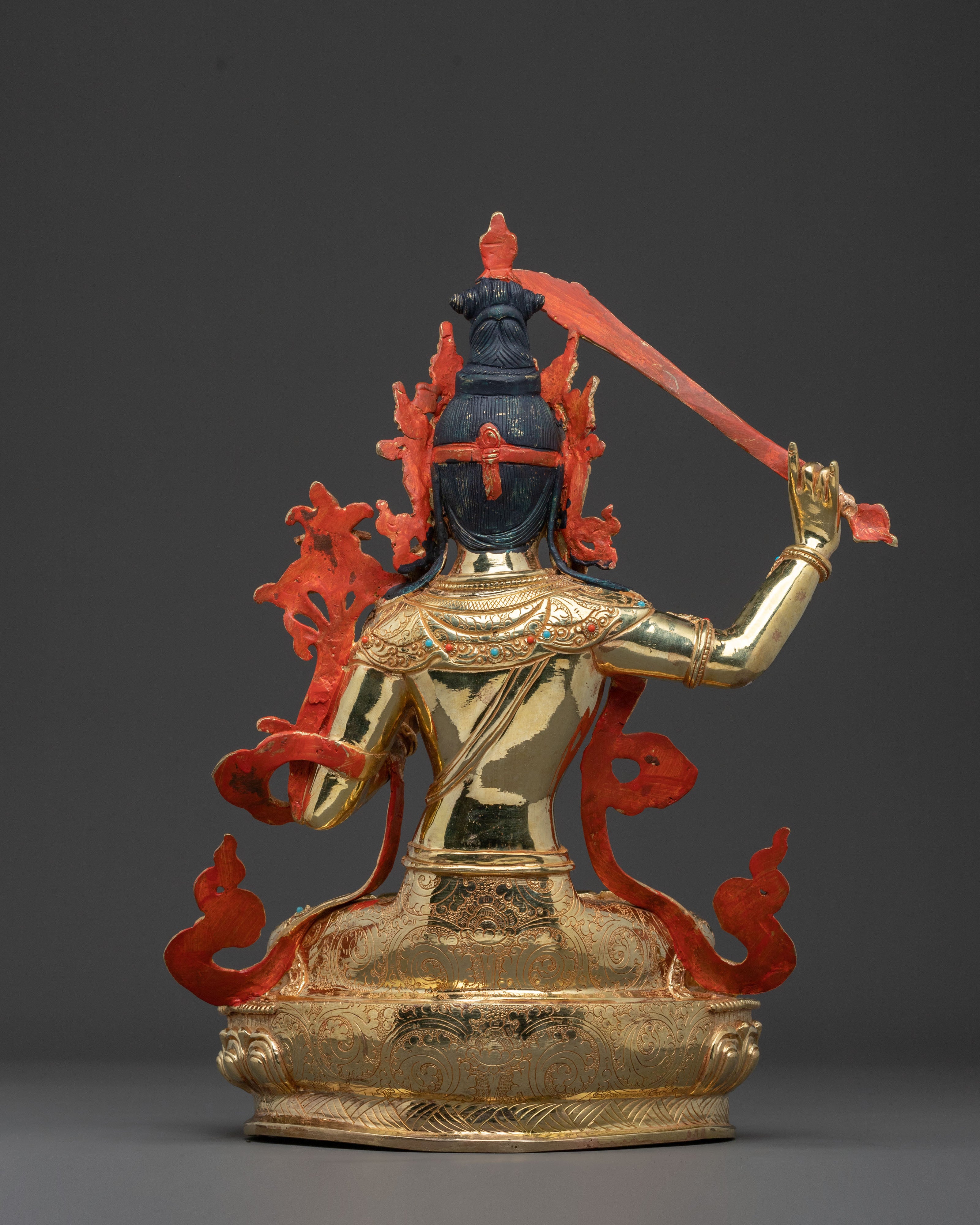 Manjushri Himalayan Statue | Sacred Bodhisattva of Wisdom