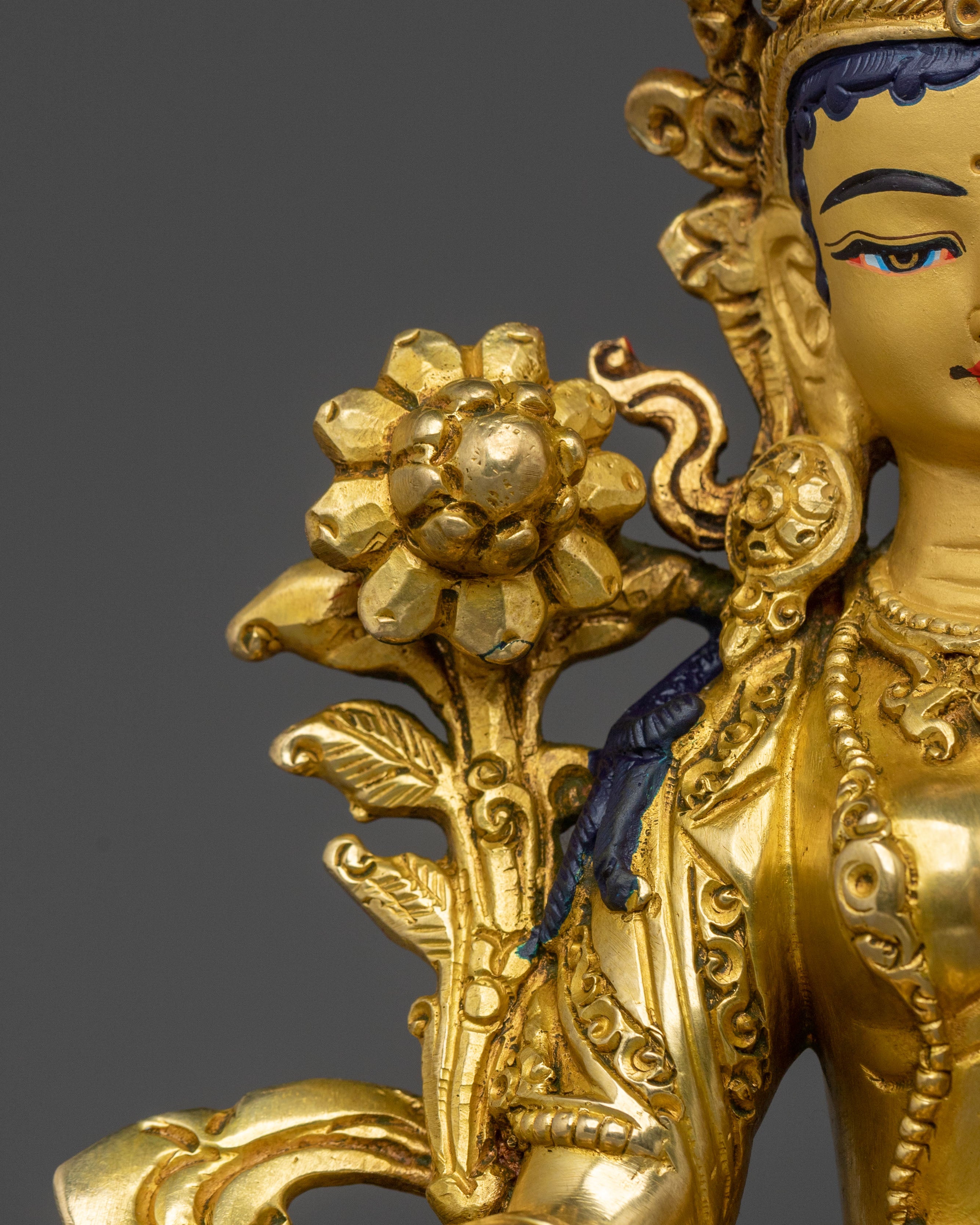Handcrafted Green Tara Statue | Compassionate Mother