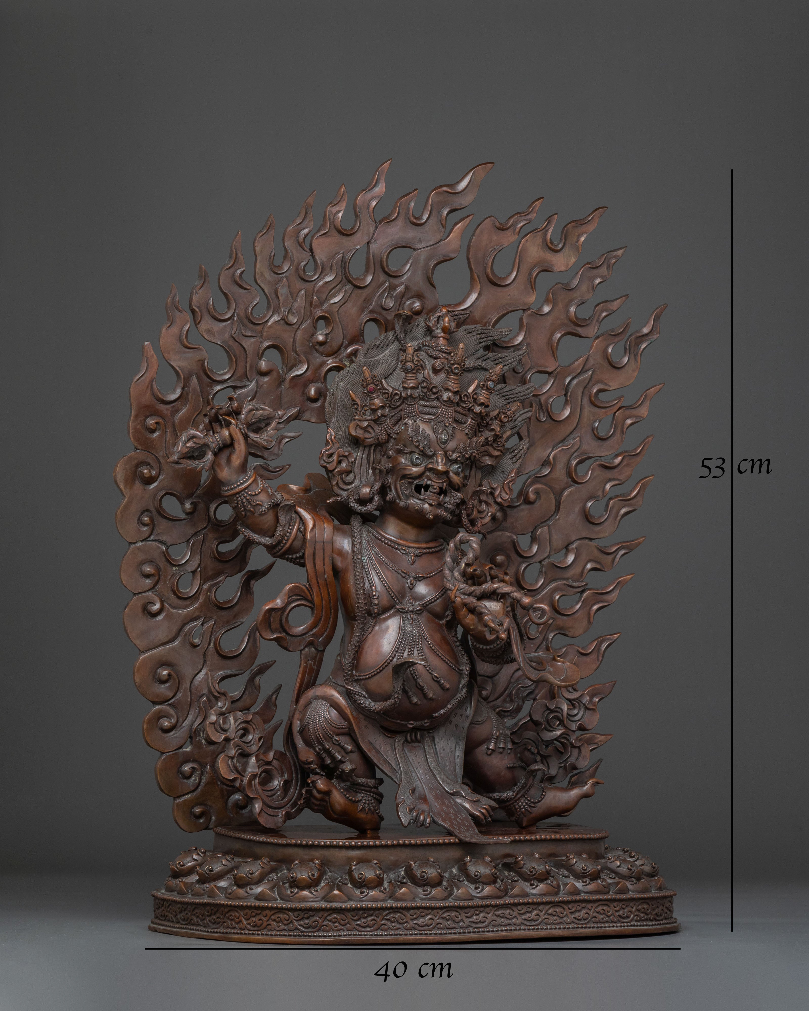 Vajrapani Protector Deity Statue | Bodhisattva of Power and Spiritual Strength