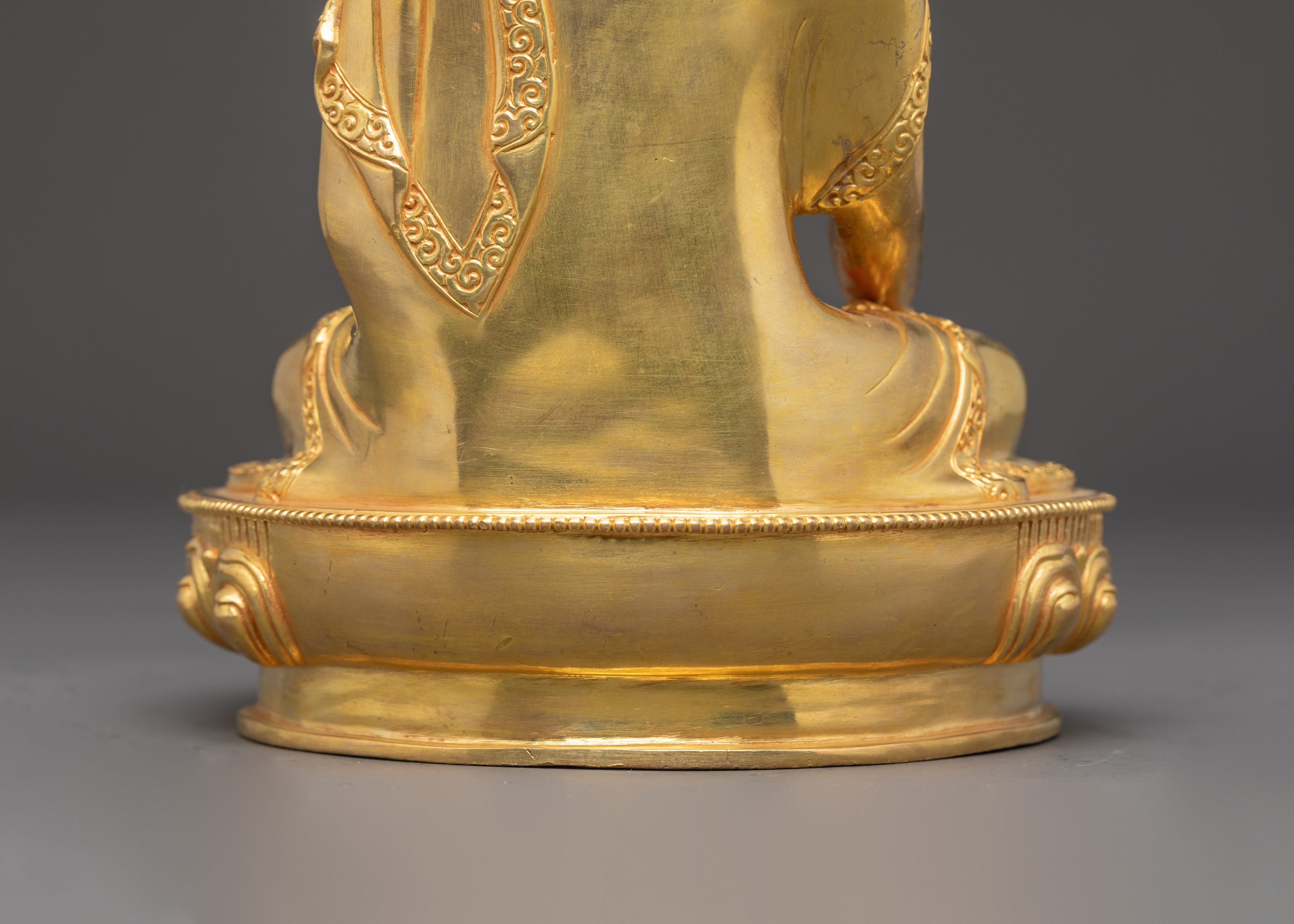 Shakyamuni Buddha Golden Handmade Statue | Dharma Teacher