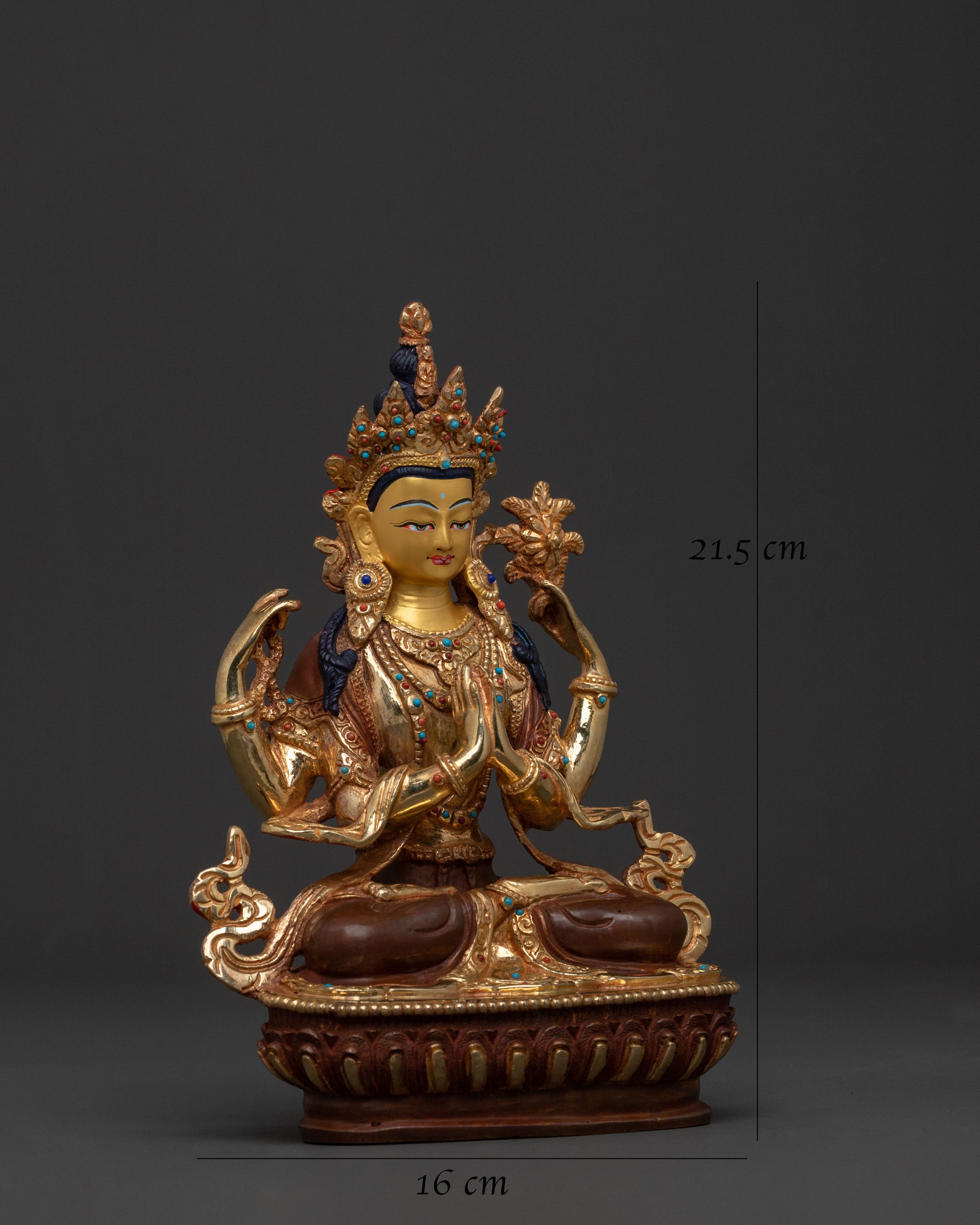 Chenrezig Divine Mercy Statue | Handcrafted in Nepal