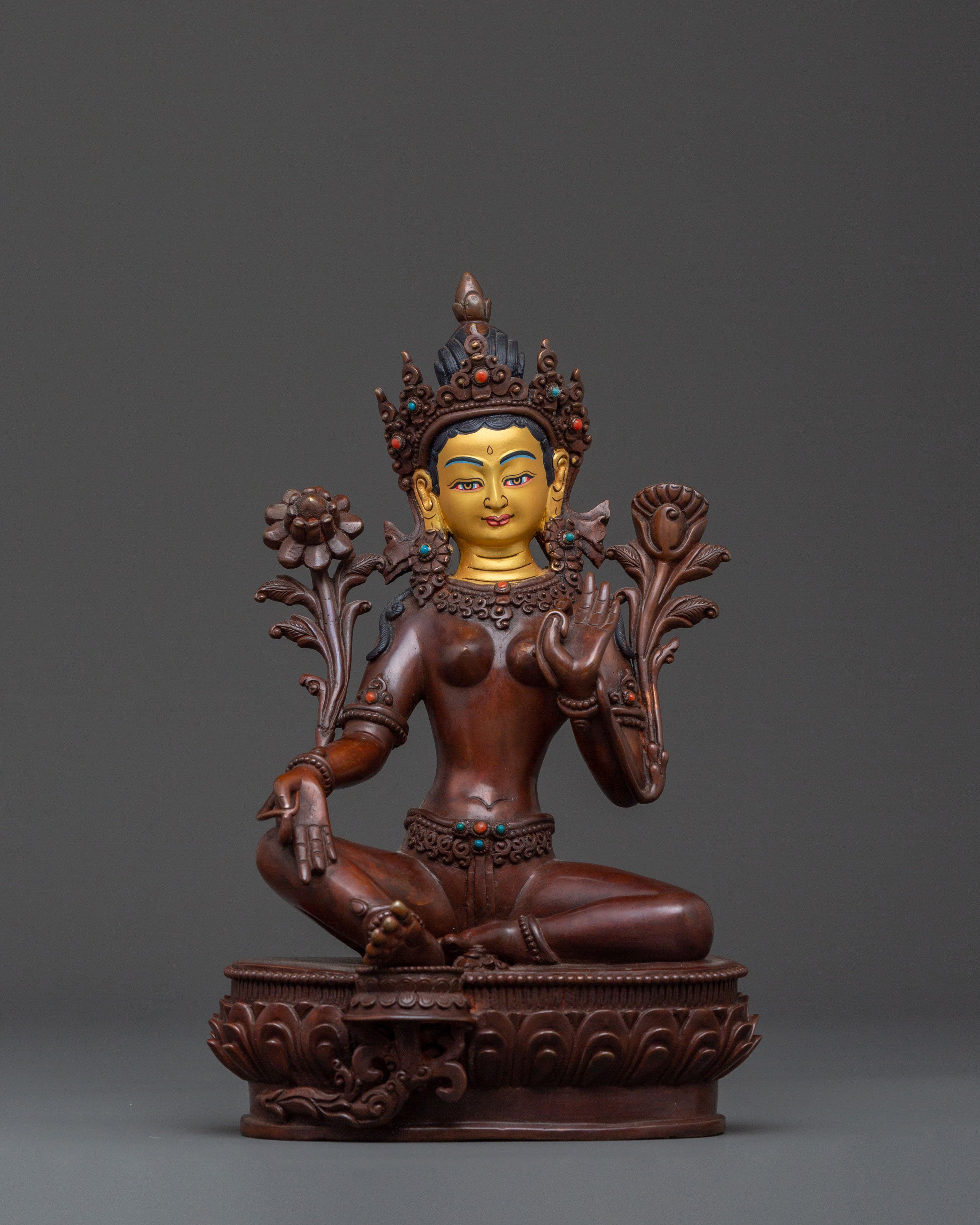 Green Tara Statue