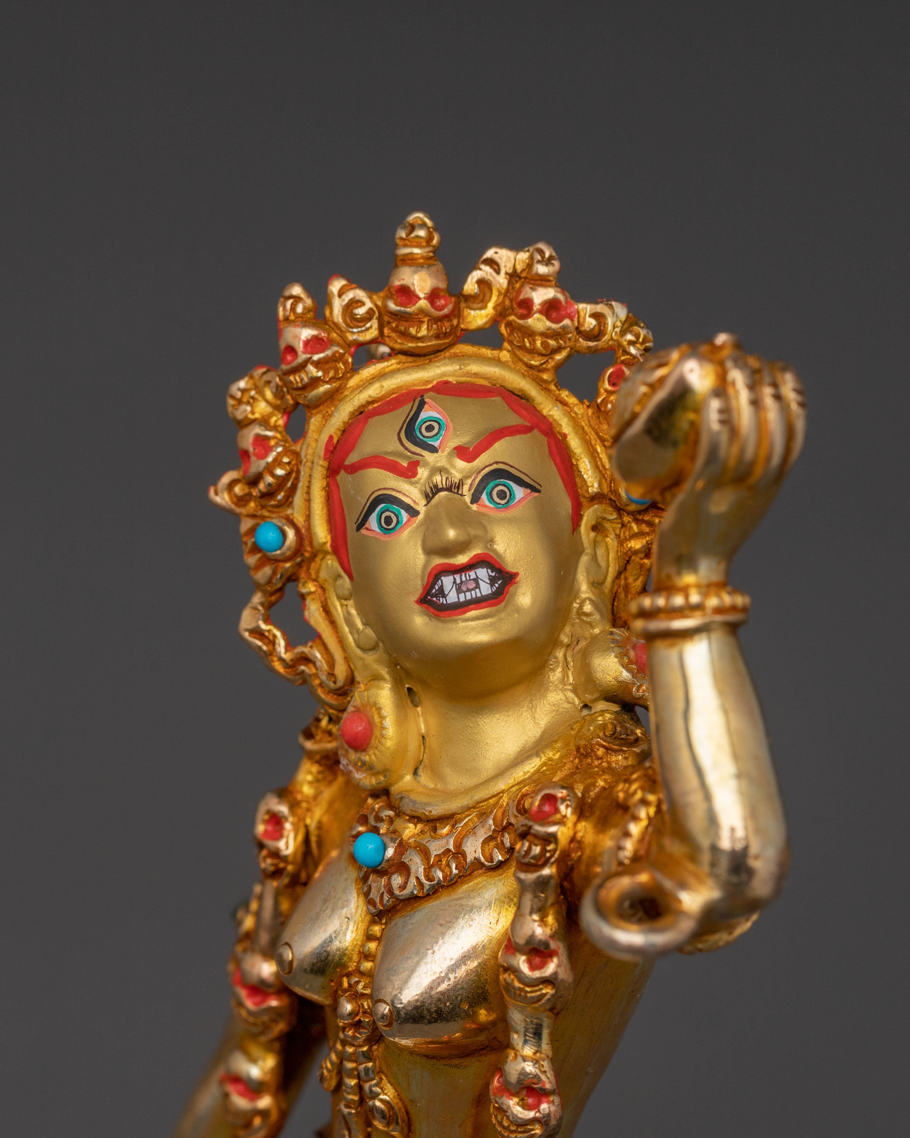 Vajrayogini Tantric Goddess Statue – Hand-Gilded Copper Statue
