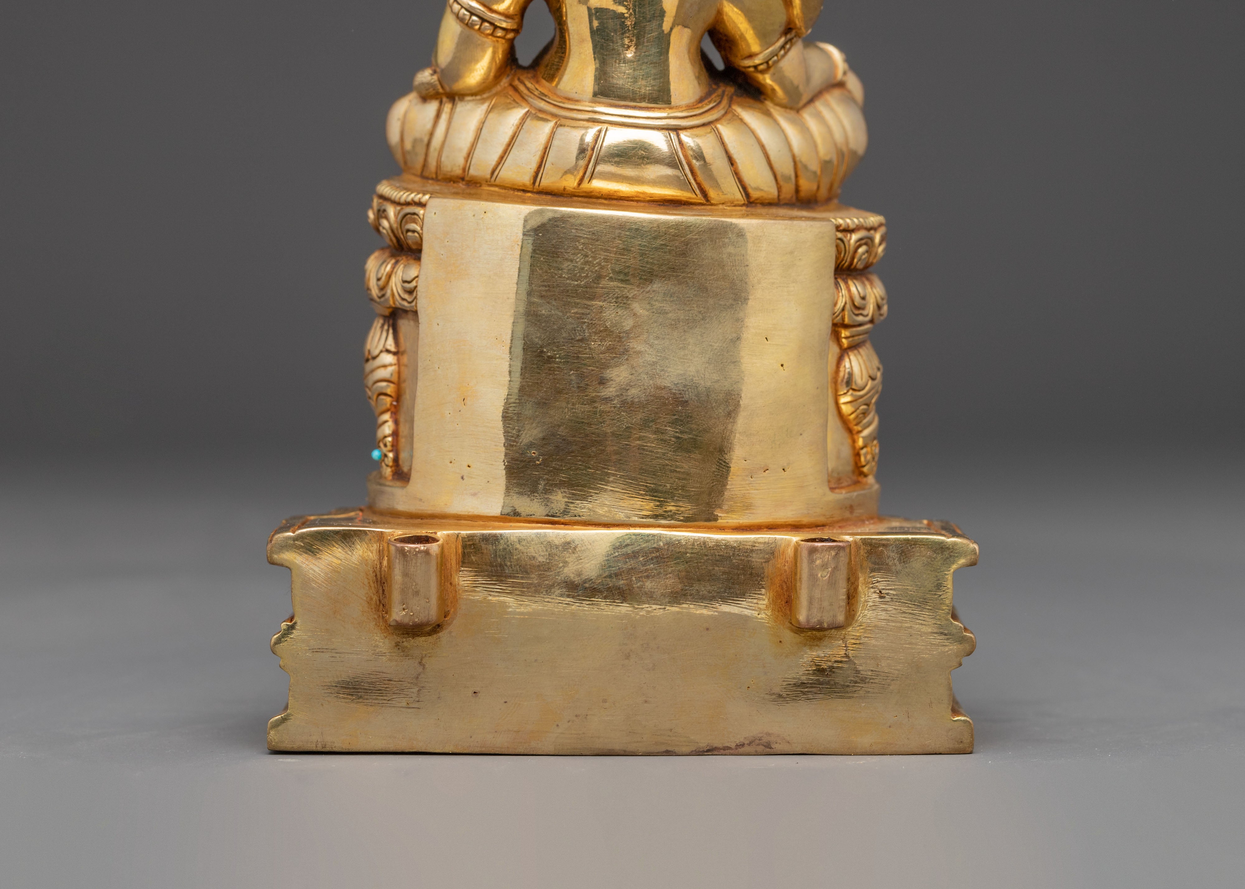 Golden Dzambhala Statue for Spiritual Blessings | God of Wealth