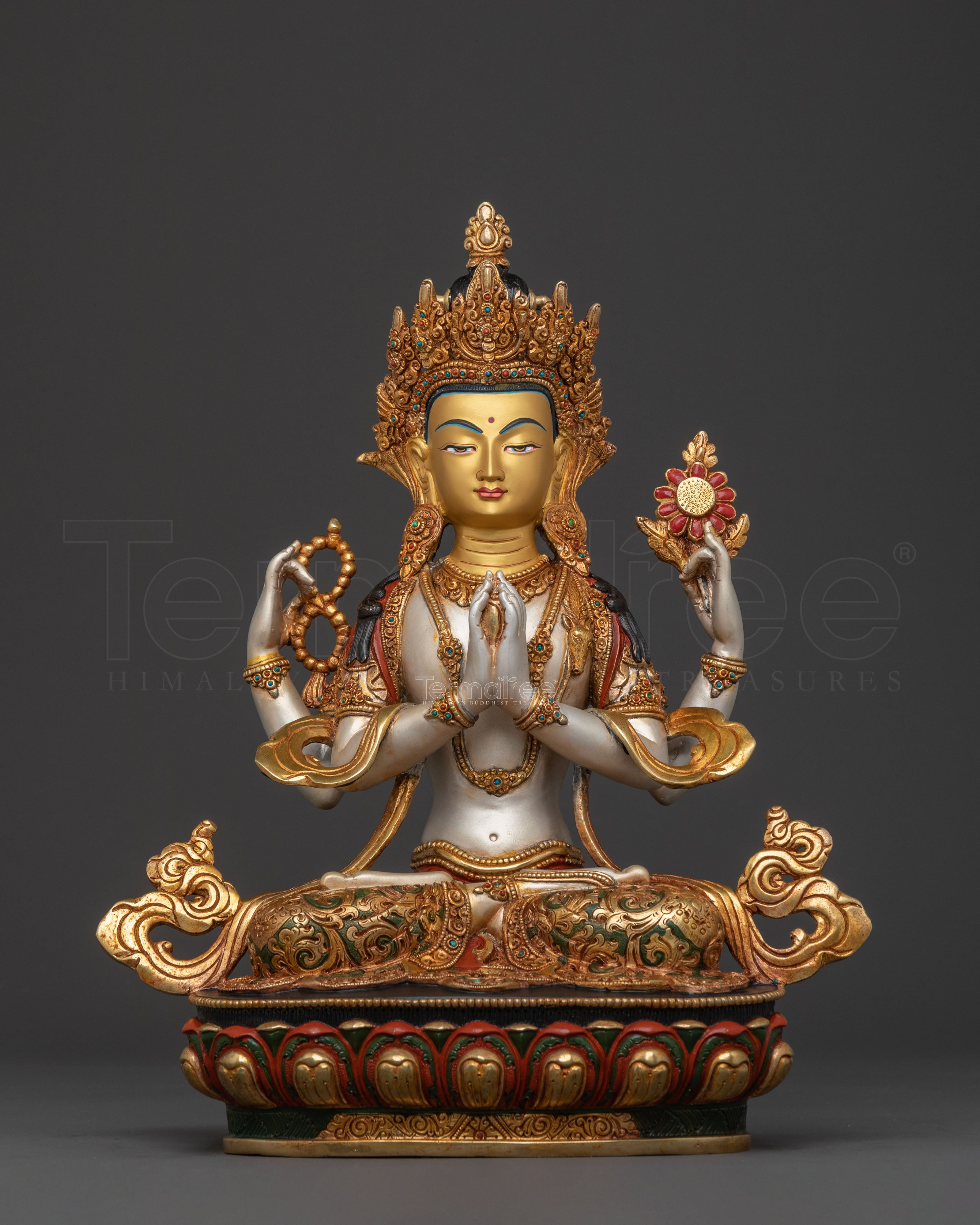 Seven Bodhisattva Spiritual Statue Set | Sacred Icons