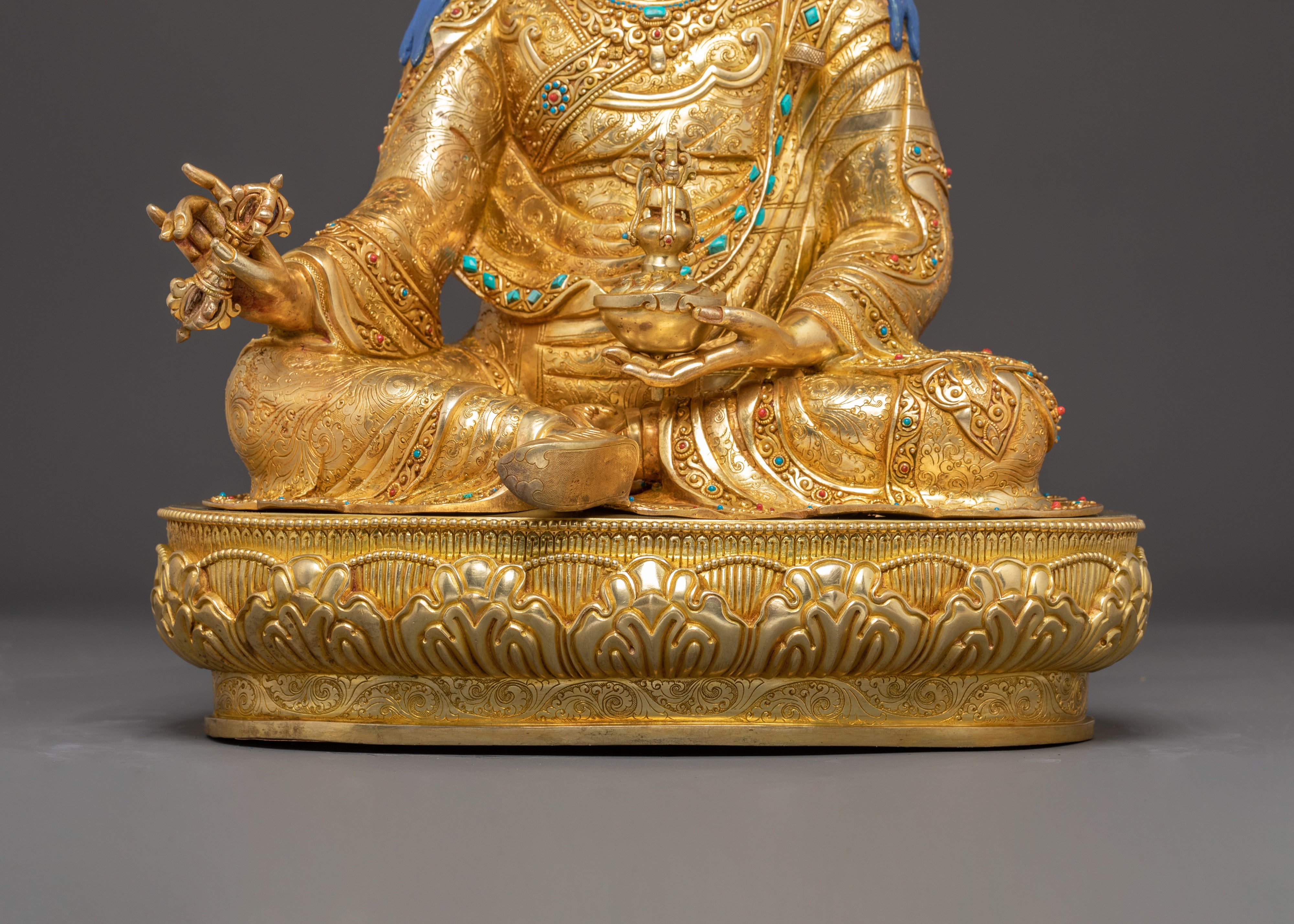 Handcrafted Sculpture of Guru Padmasambhava | Tantric Master and Dharma Protector