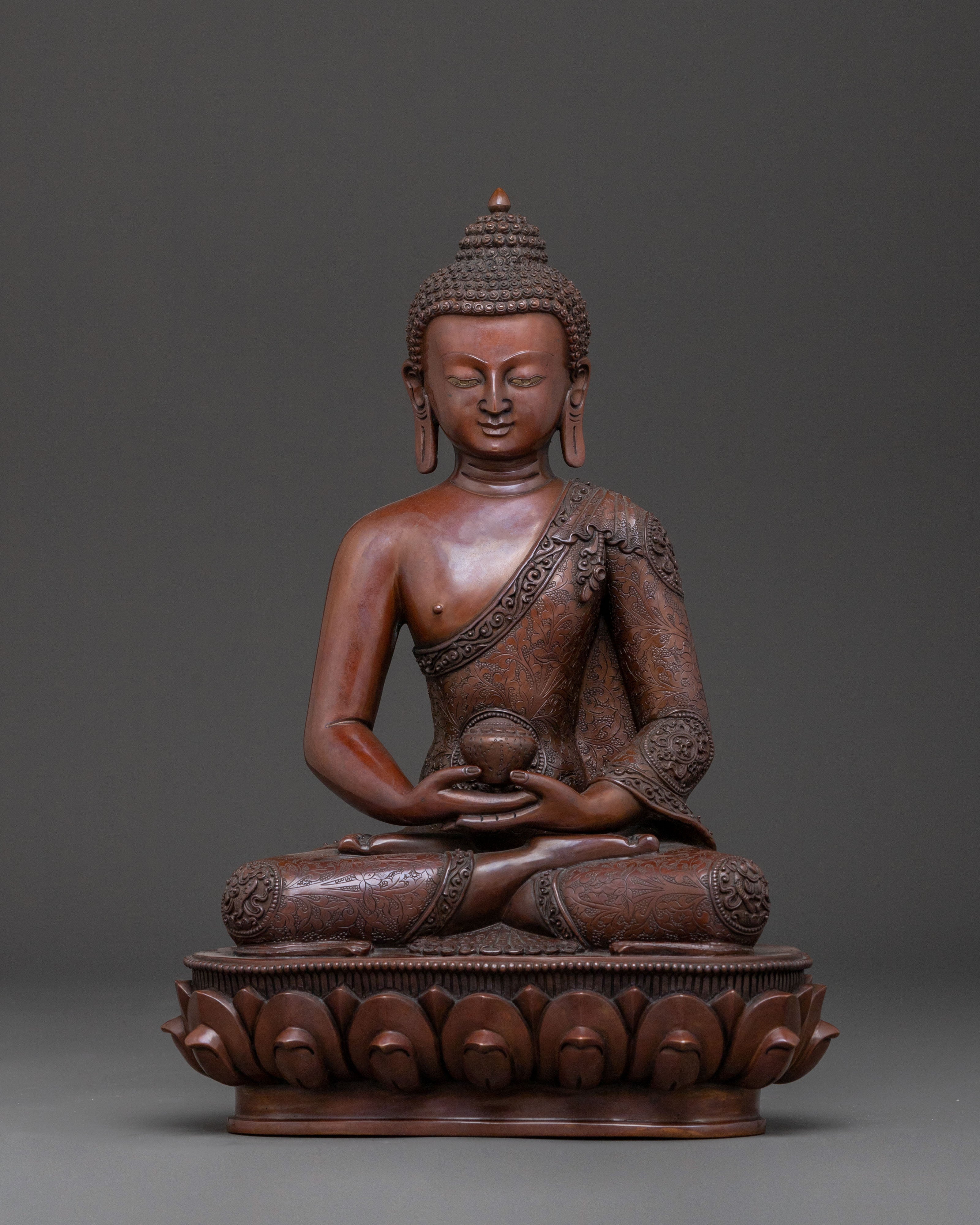 Amitabha Buddha Peaceful Meditation Statue | Meditation Altar Decor