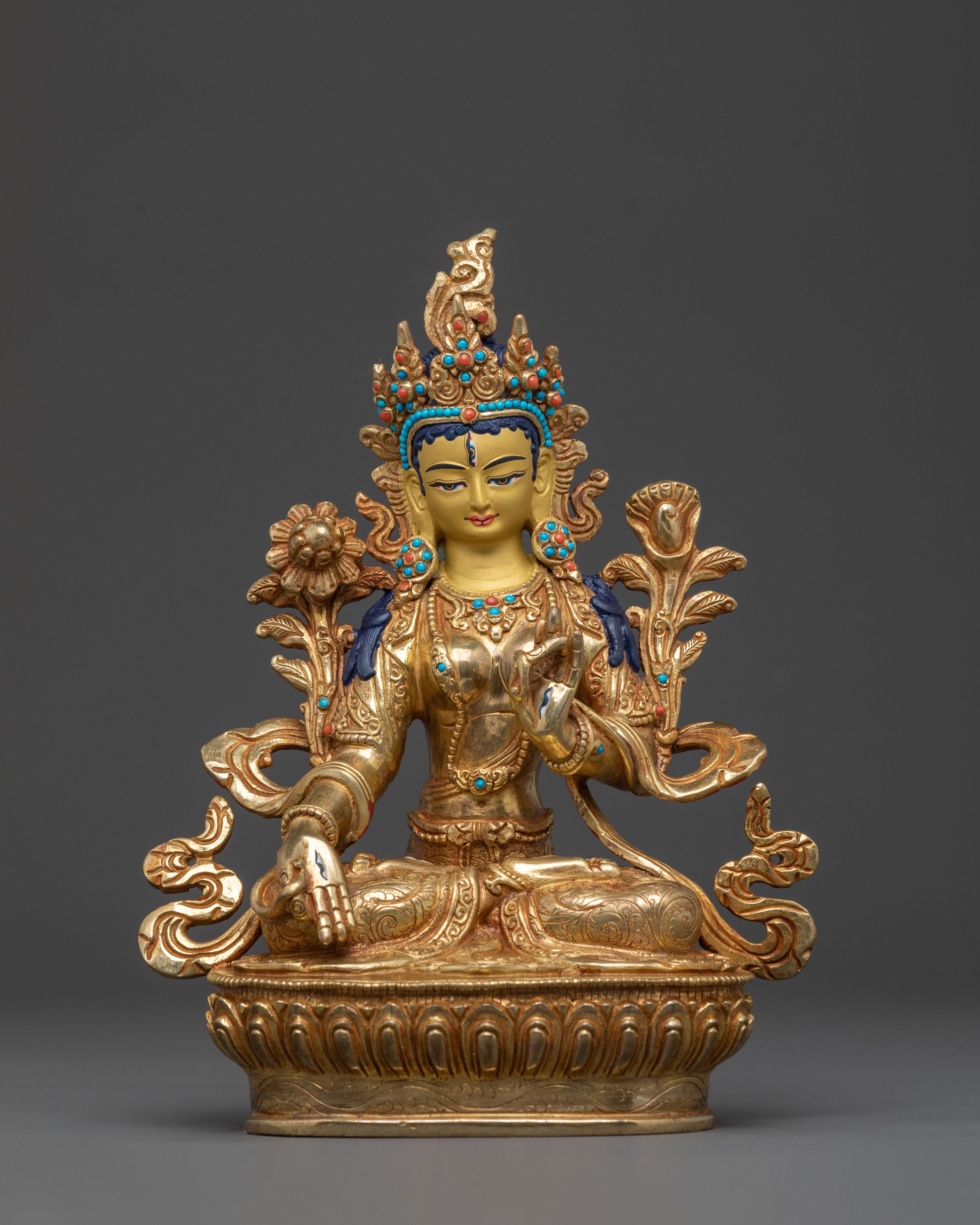 White Tara Statue of Serenity | Goddess of Compassion