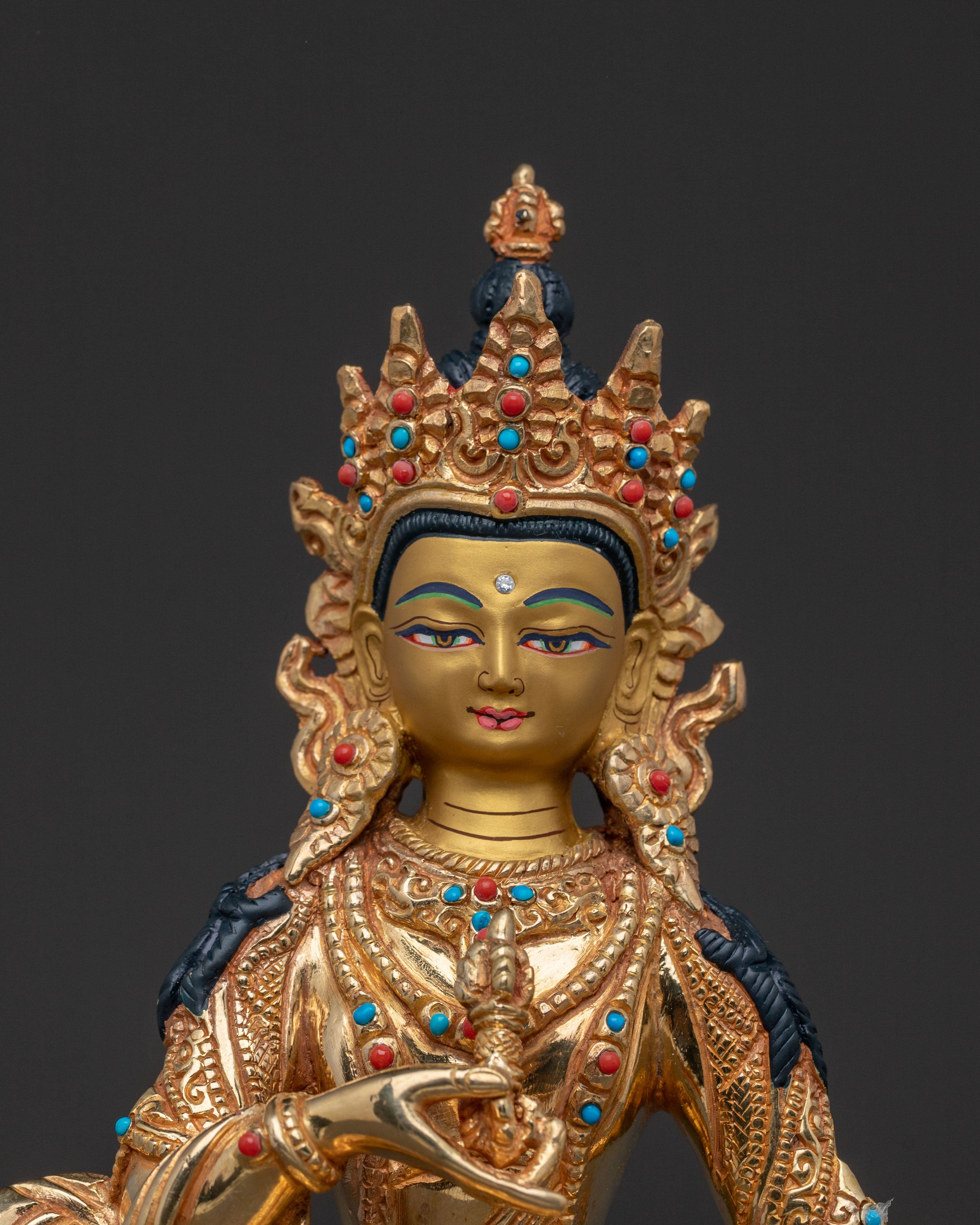Vajrasattva Buddhist Statue: Lightning Diamond