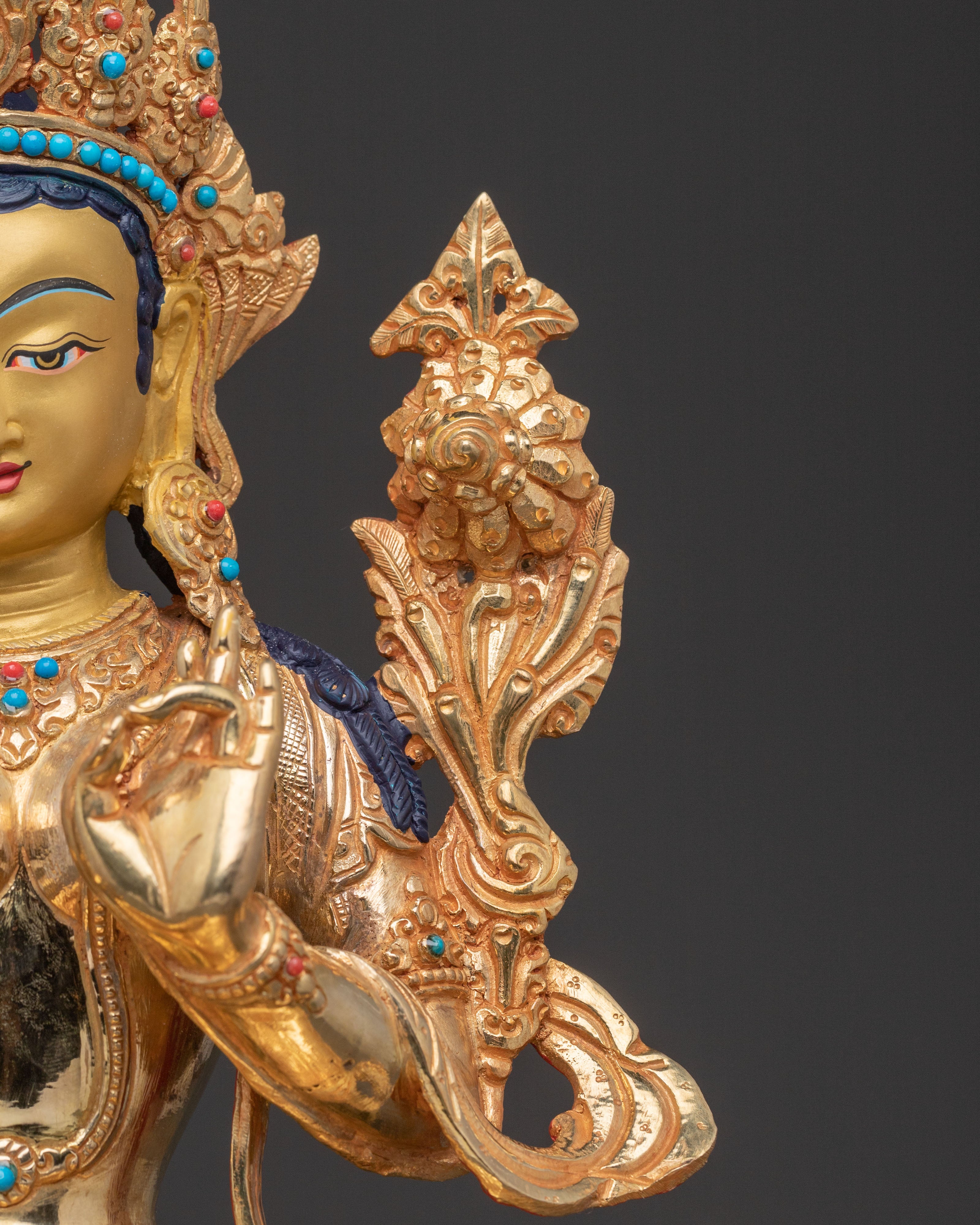 Green Tara Statue – Handcrafted Devotion