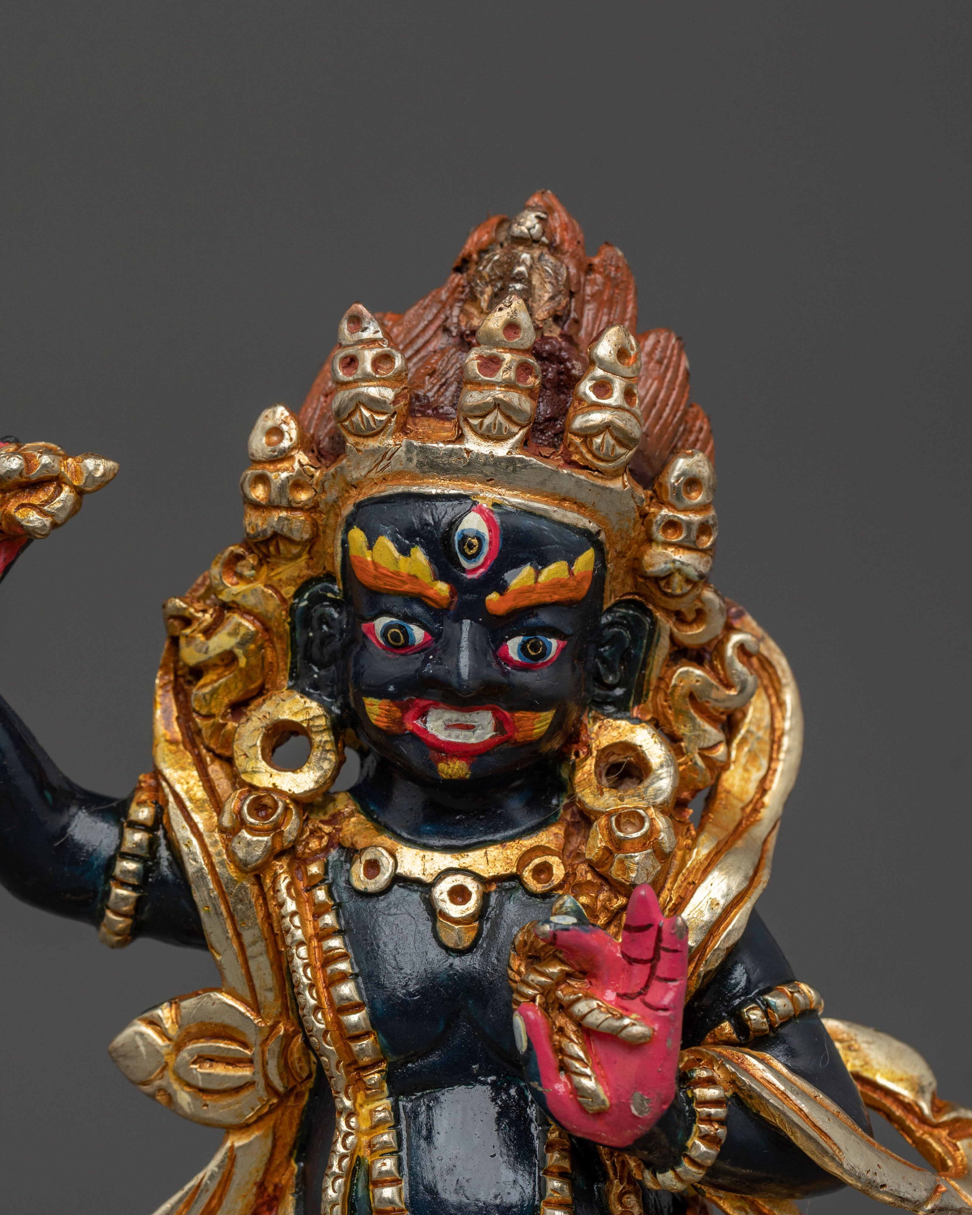 Sacred Vajrapani Sculpture: Sacred Statue for Meditation Space