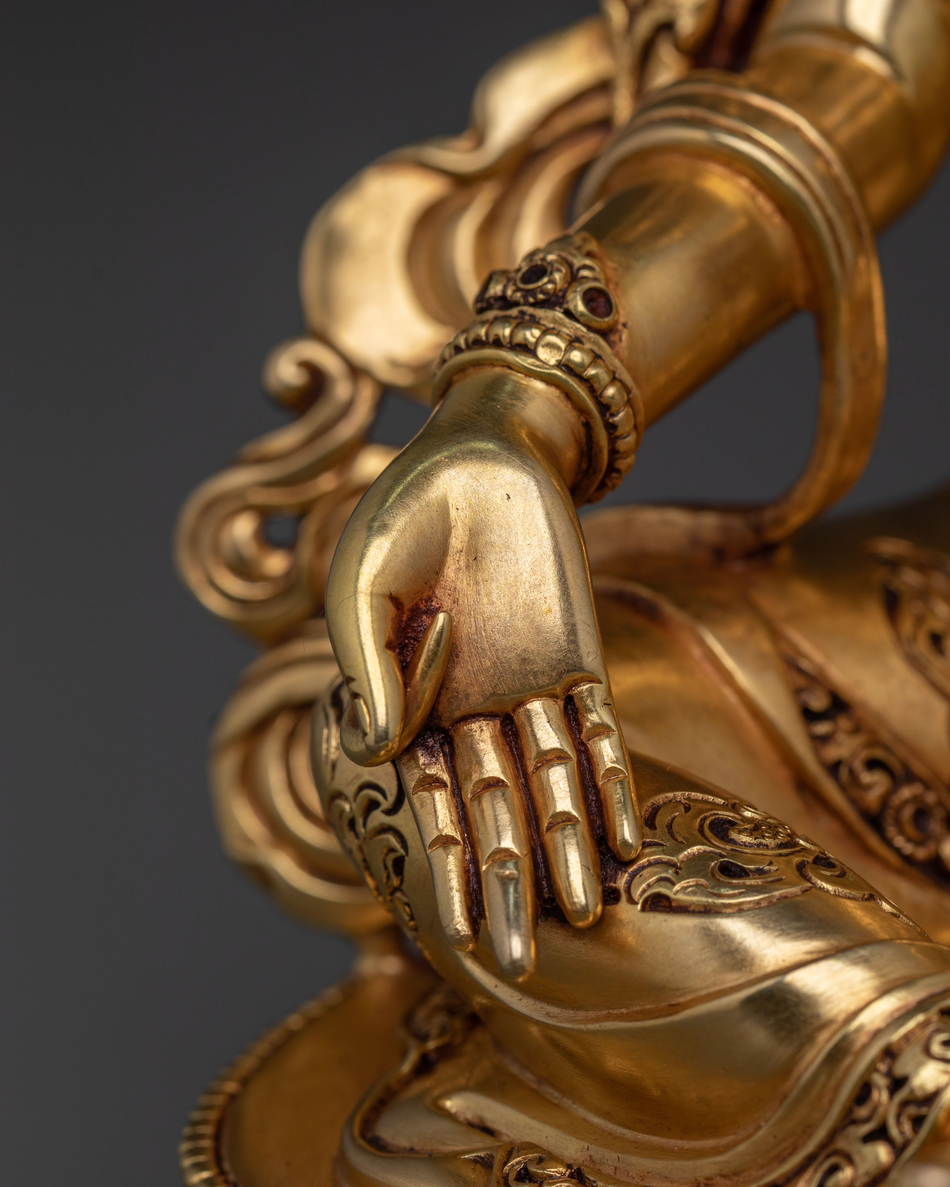 Green Tara Dharma Protector Goddess Statue