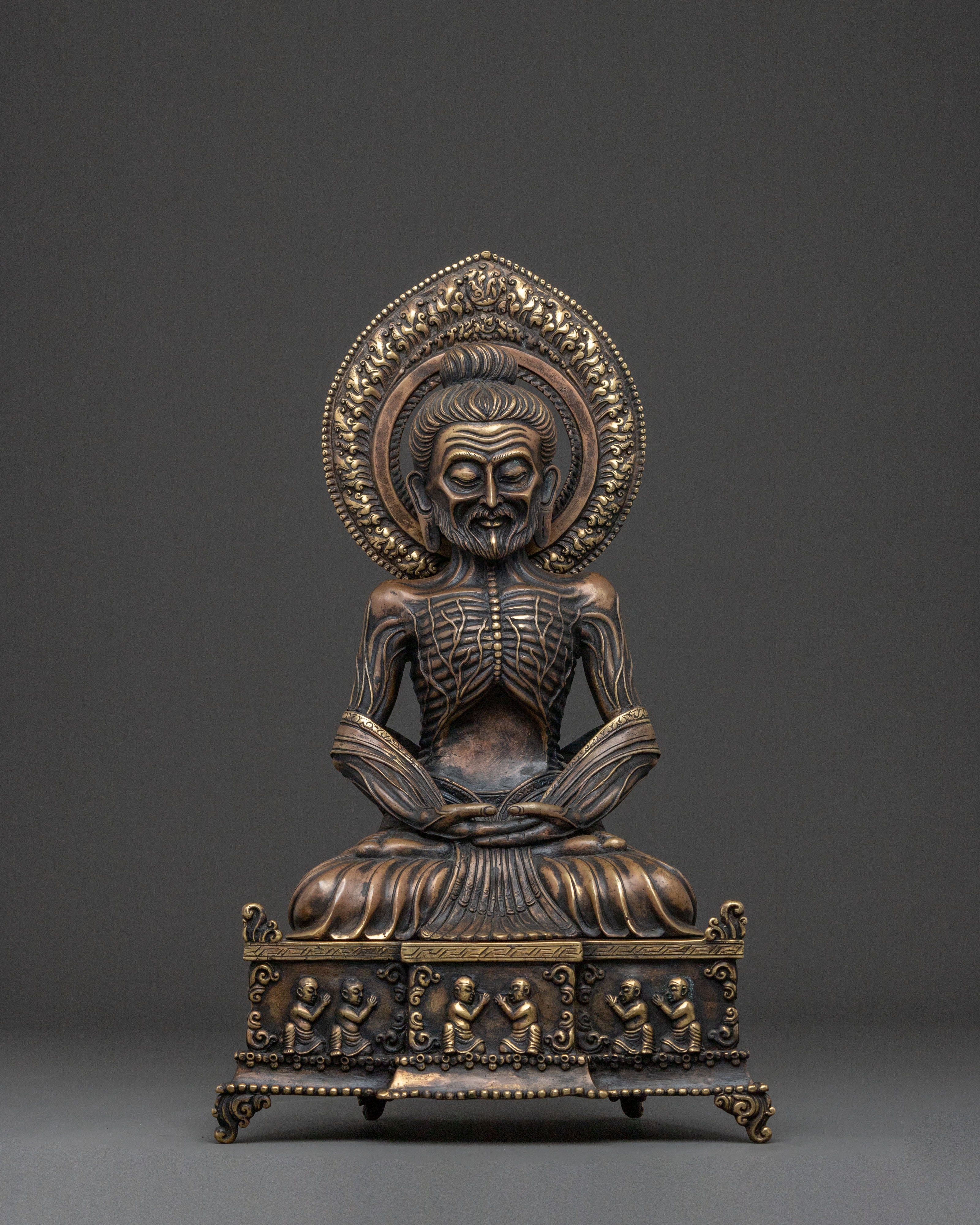 Fasting Buddha Statue