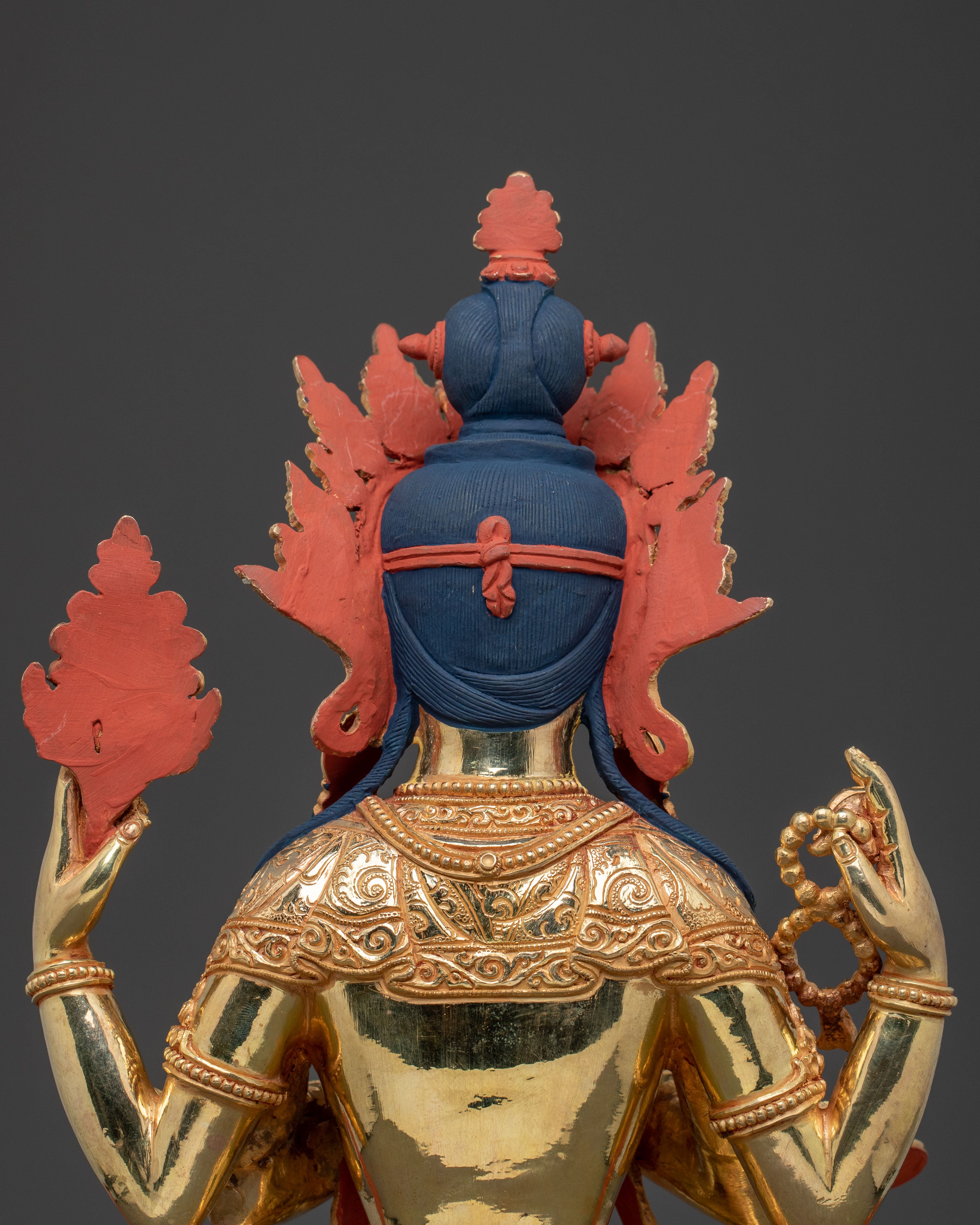 Handcrafted Chenrezig Spiritual Statue for Compassion