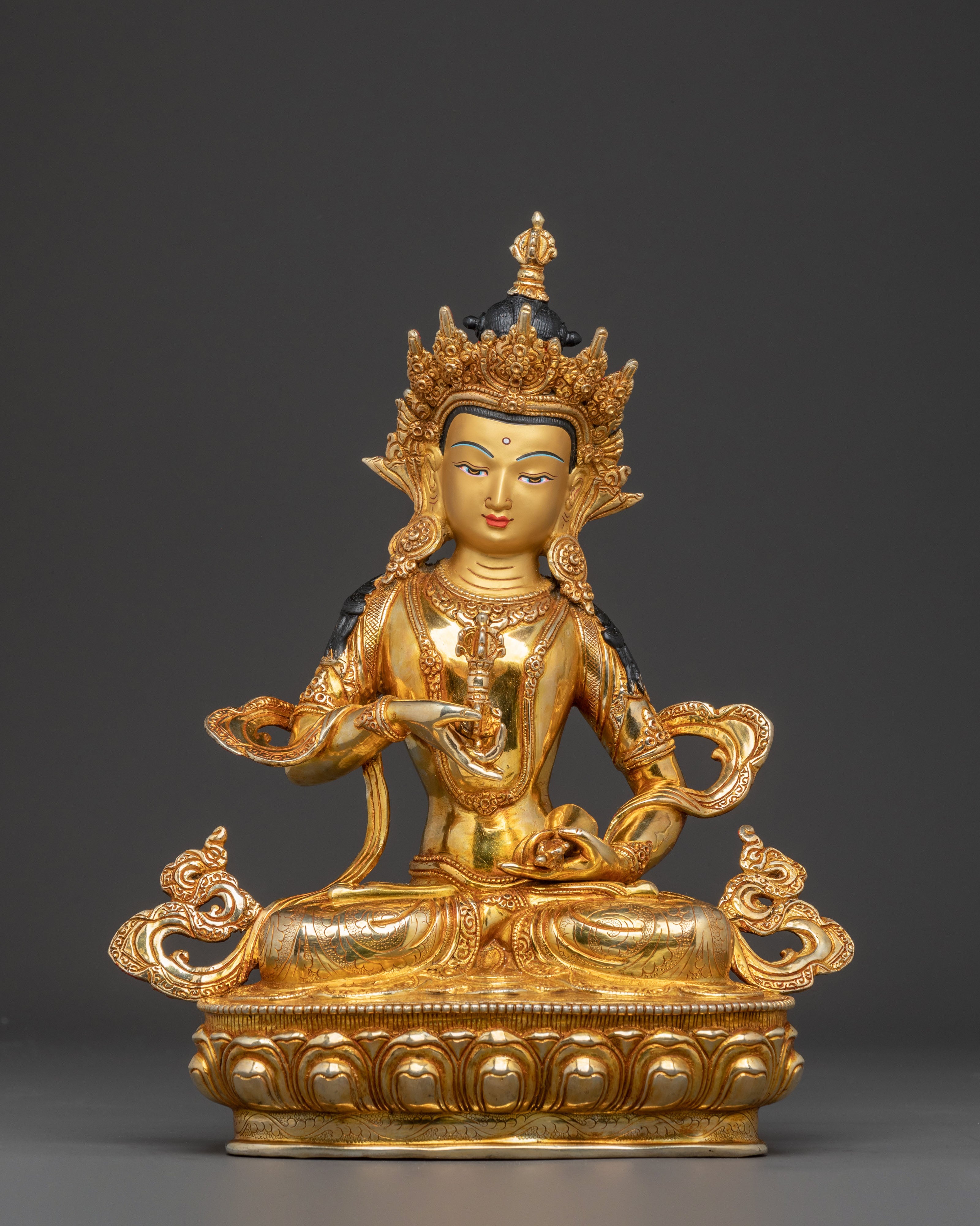 Vajrasattva Bodhisattva Copper Statue – Purely Gilded Artistry