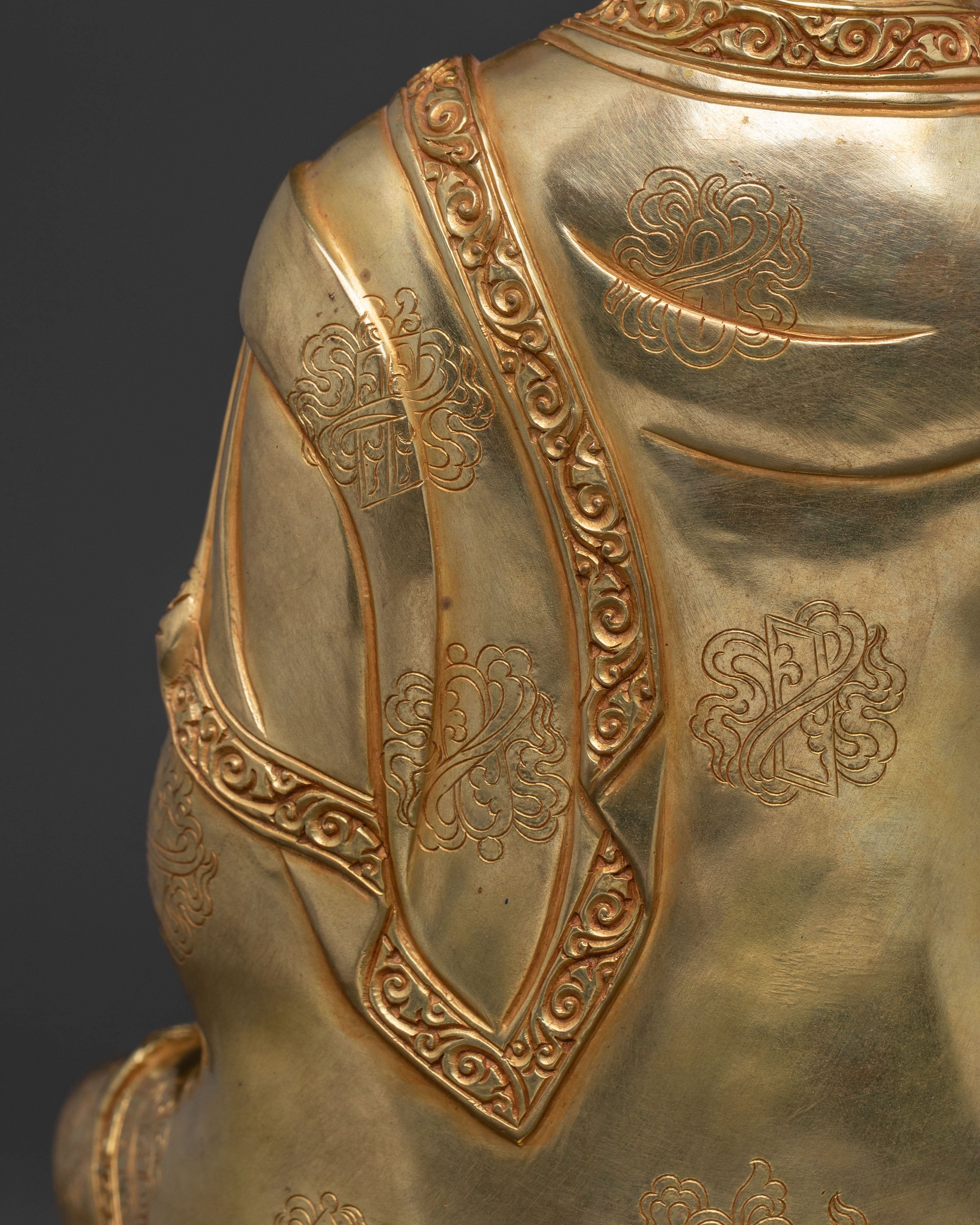 Medicine Buddha Statue | 24K Gold Gilded Icon