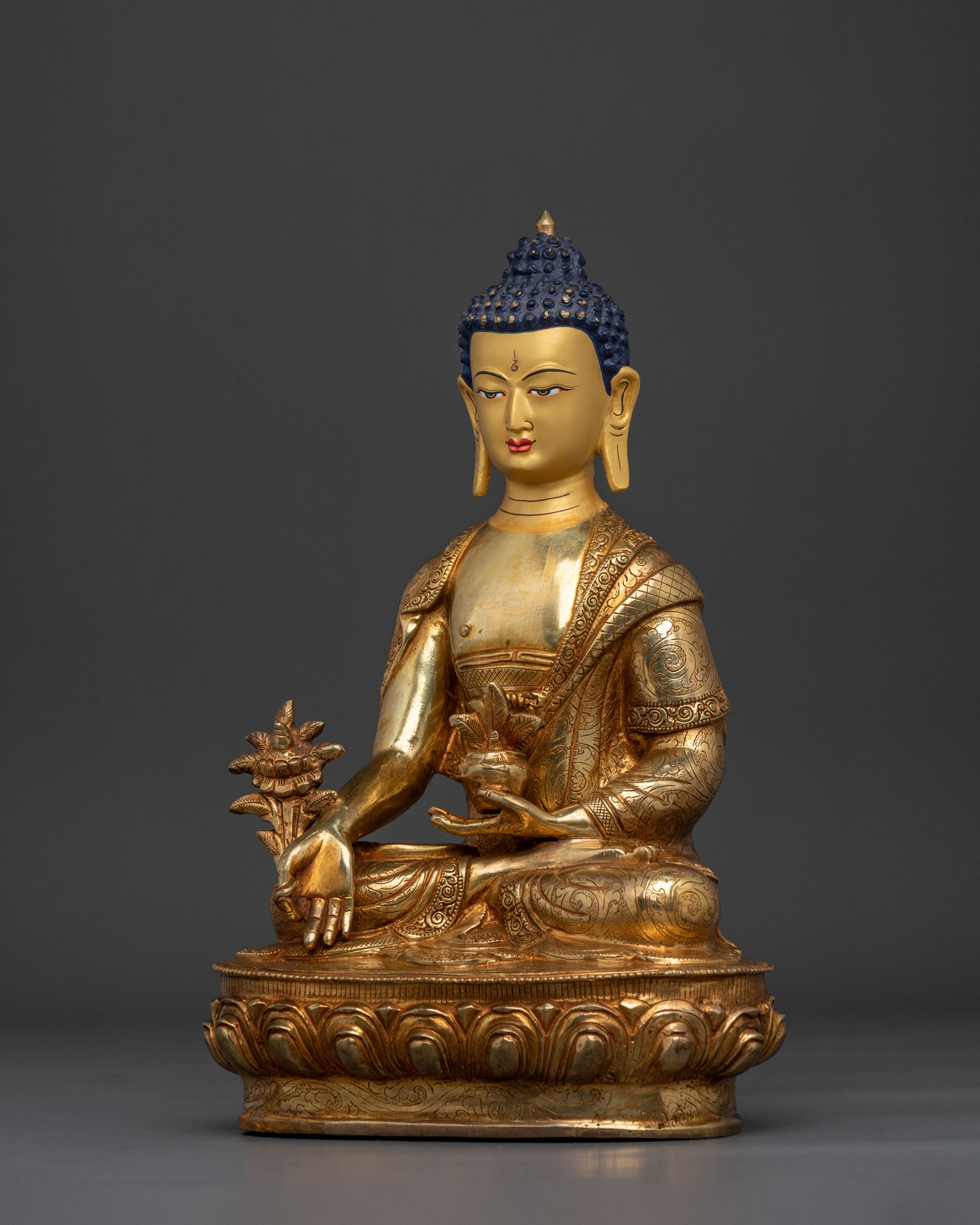 Handmade Medicine Buddha Statue | Home Decor