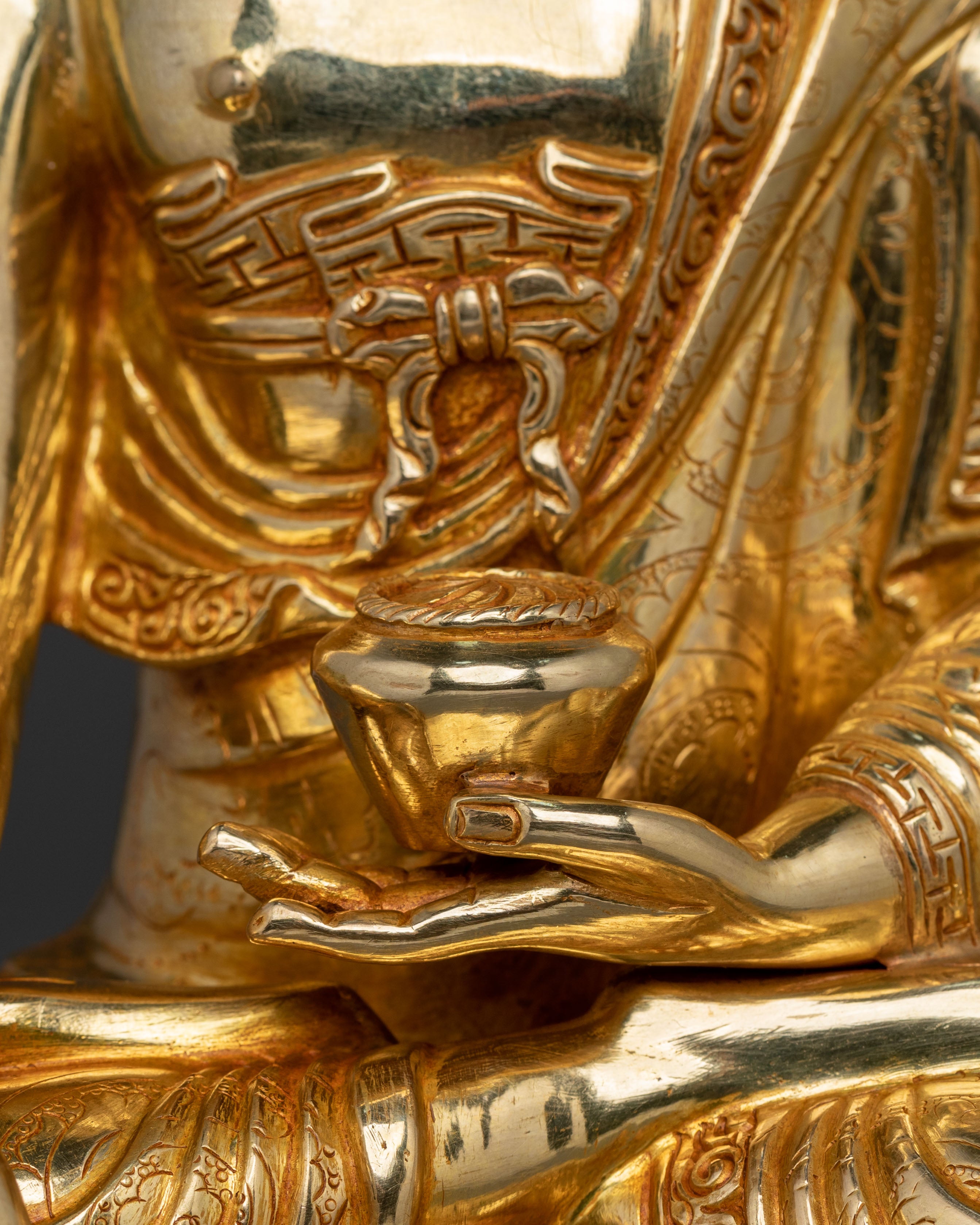 Peaceful Shakyamuni Buddha Sacred Figurine