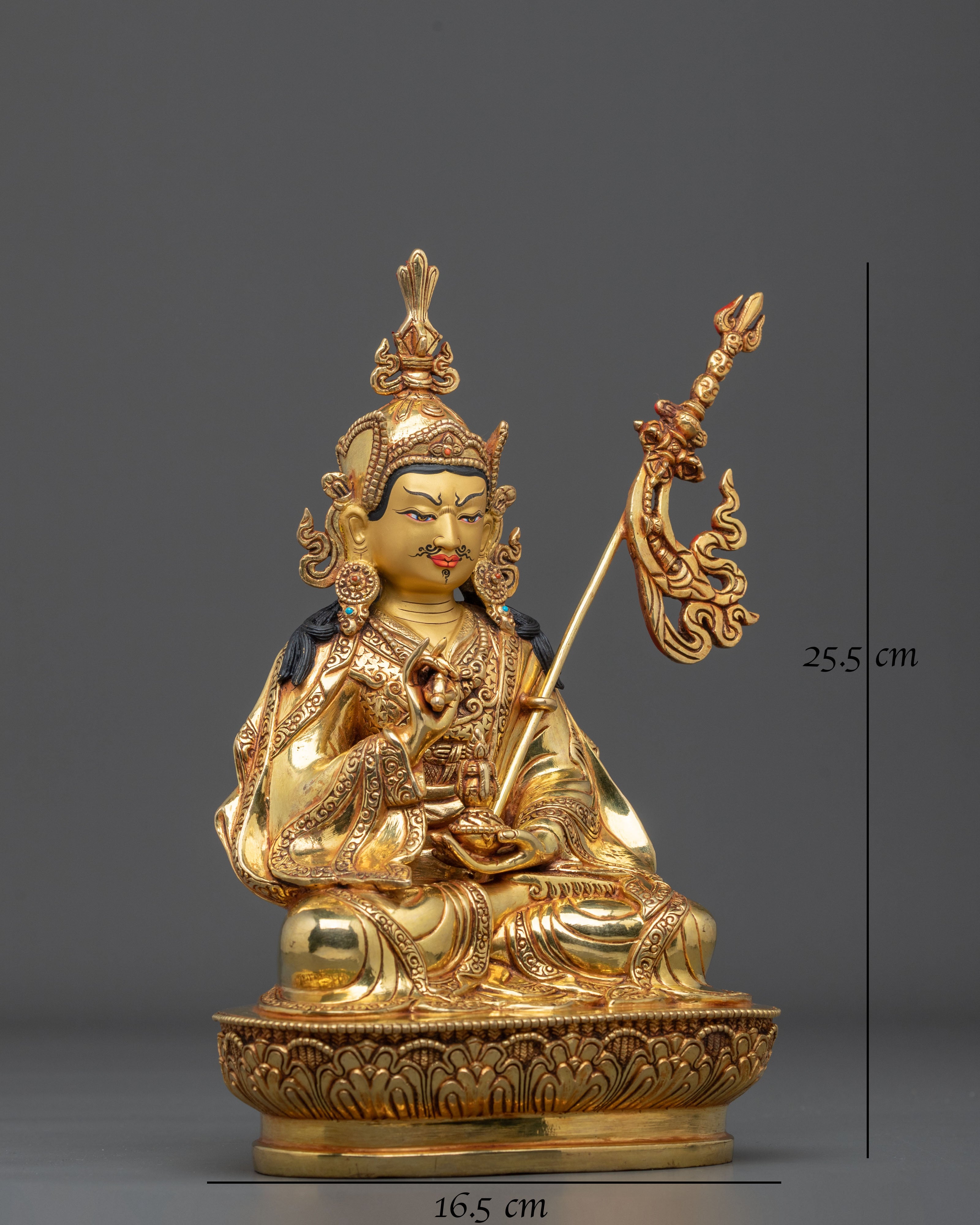 Tibetan Guru Tsokye Dorje Sacred Figurine | Himalayan Altar Decor