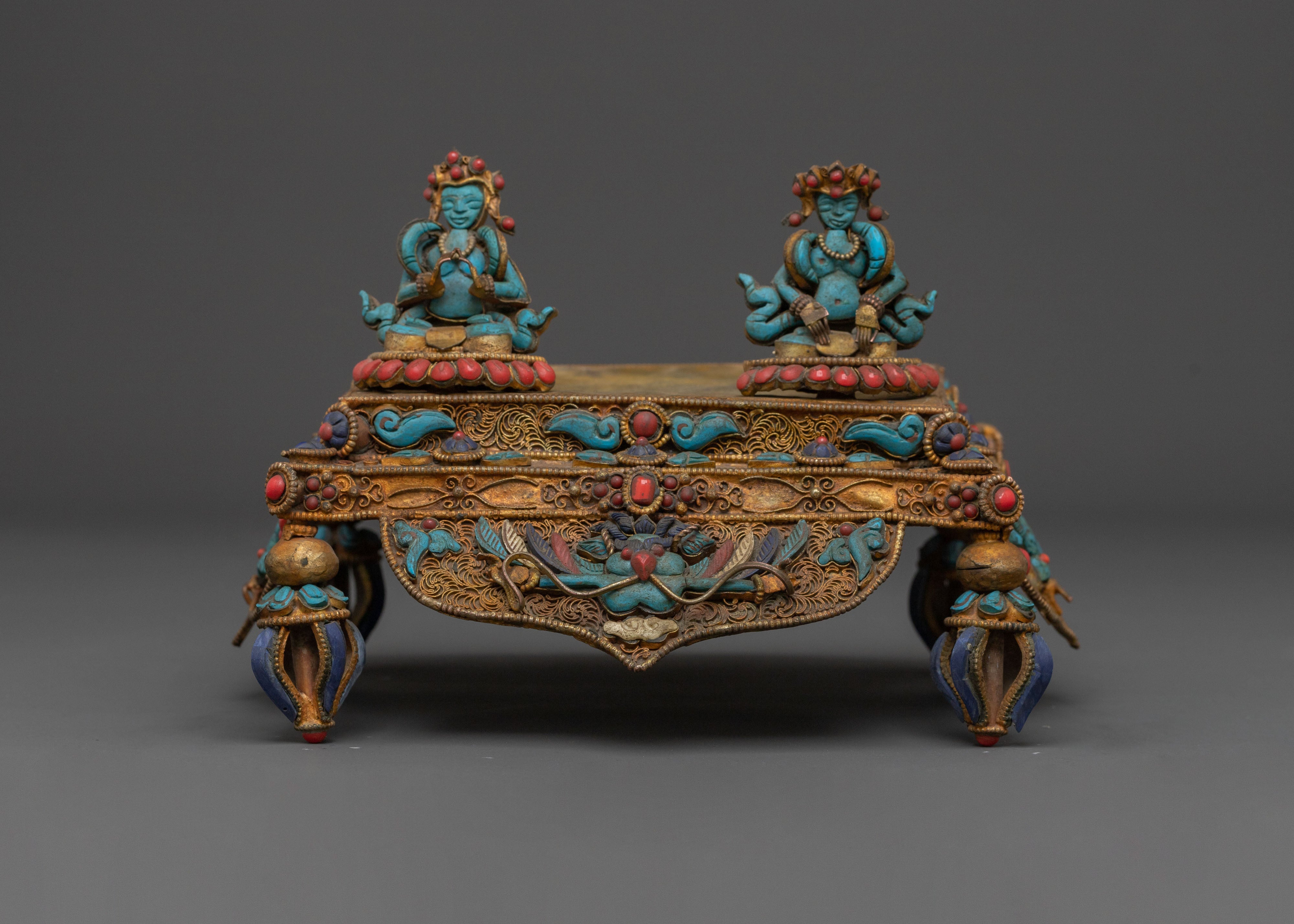 Handmade Sacred Throne | Himalayan Spiritual Altar