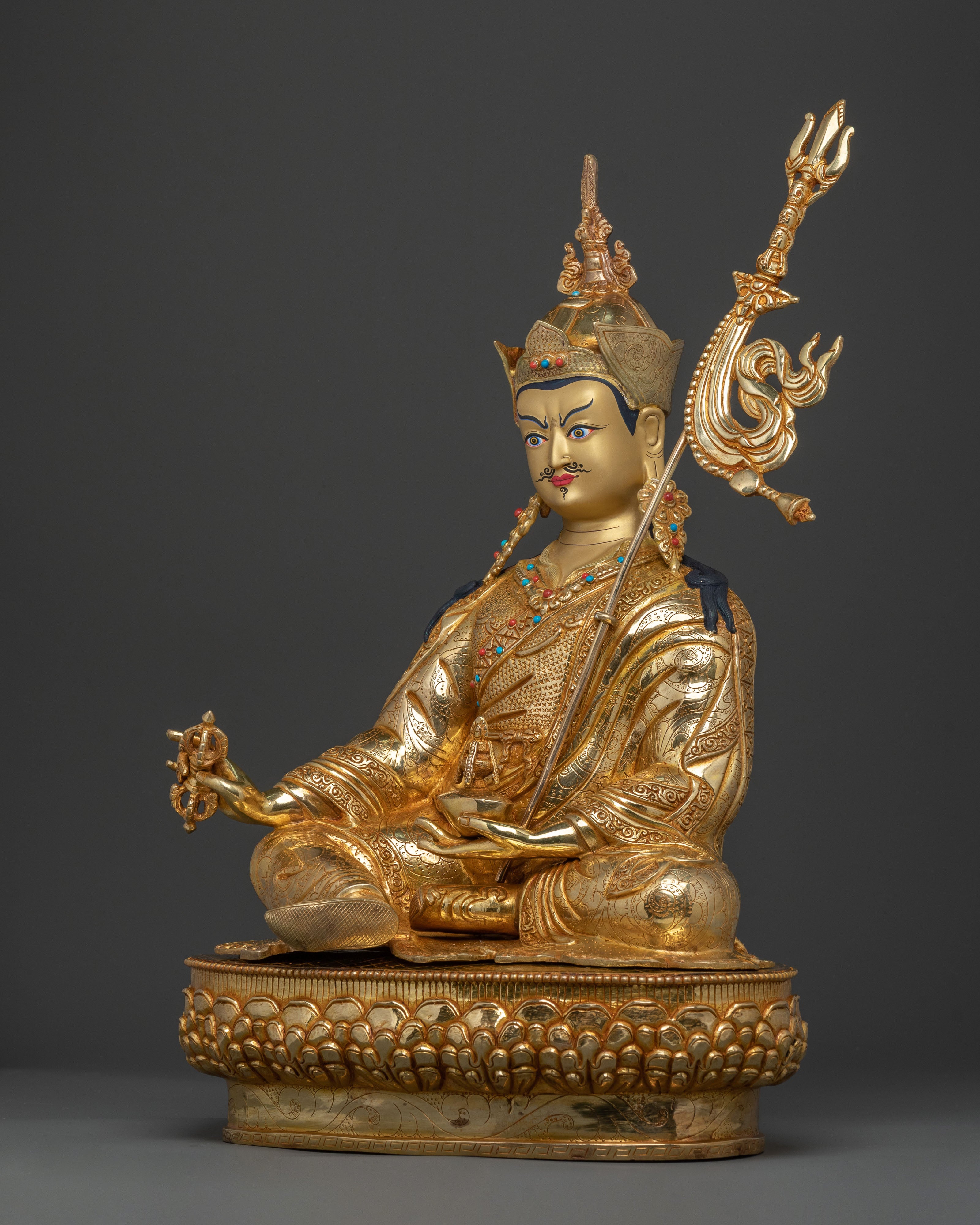 Guru Rinpoche Statue: Lotus Born Master Sculpture
