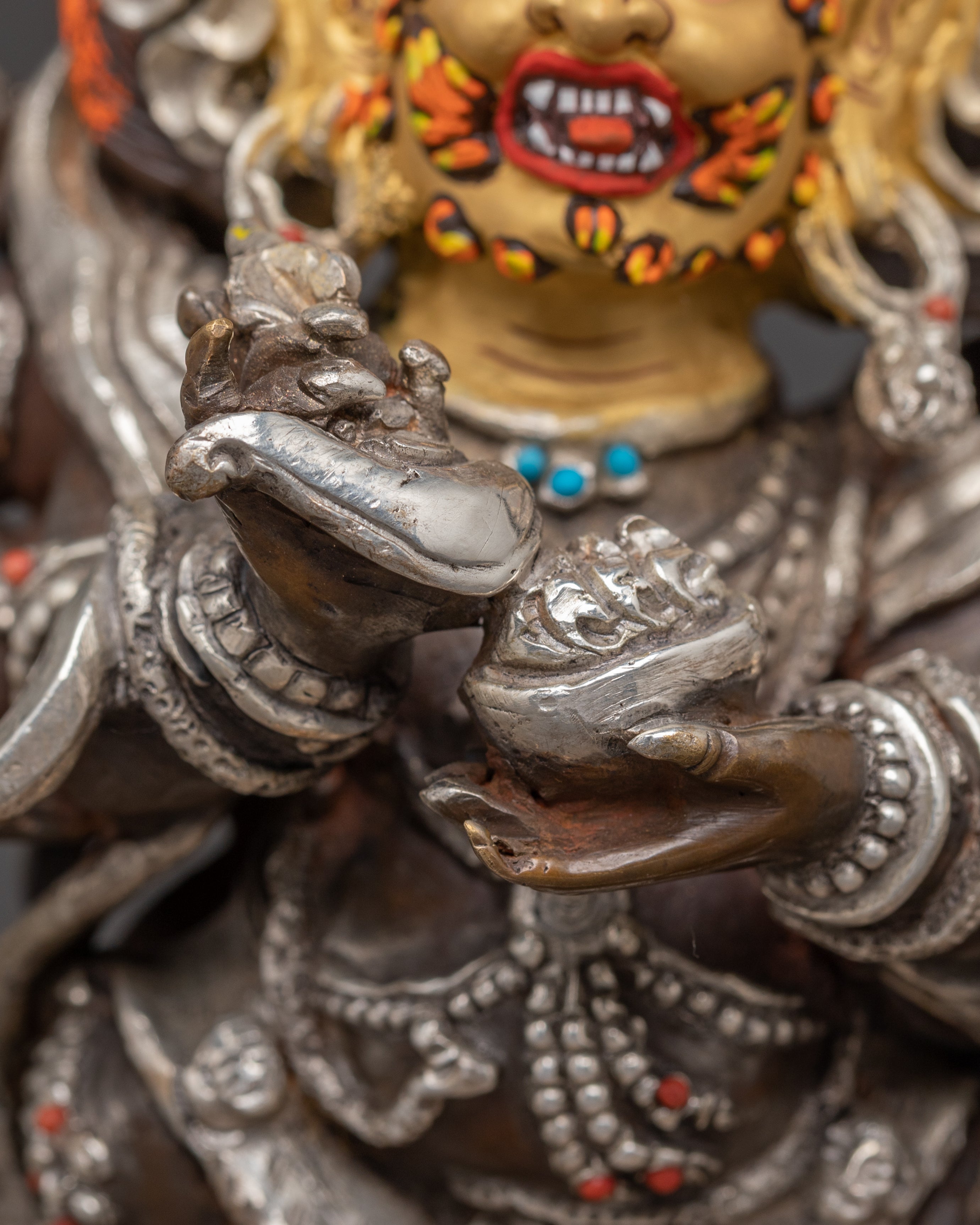 Himalayan Six Armed Mahakala Statue | Protector of Dharma