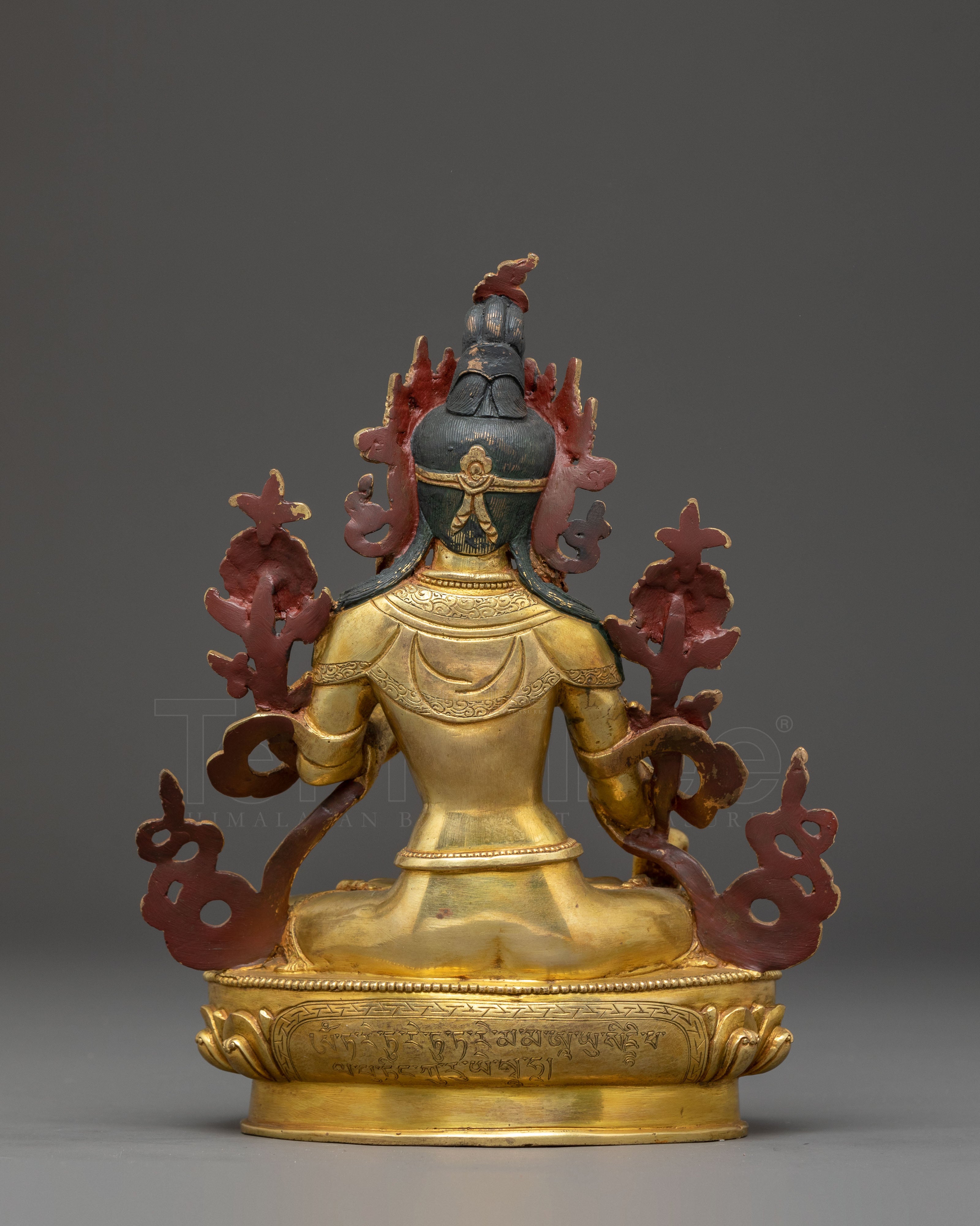 Handmade White Tara Copper Statue | Healing Deity Figurine