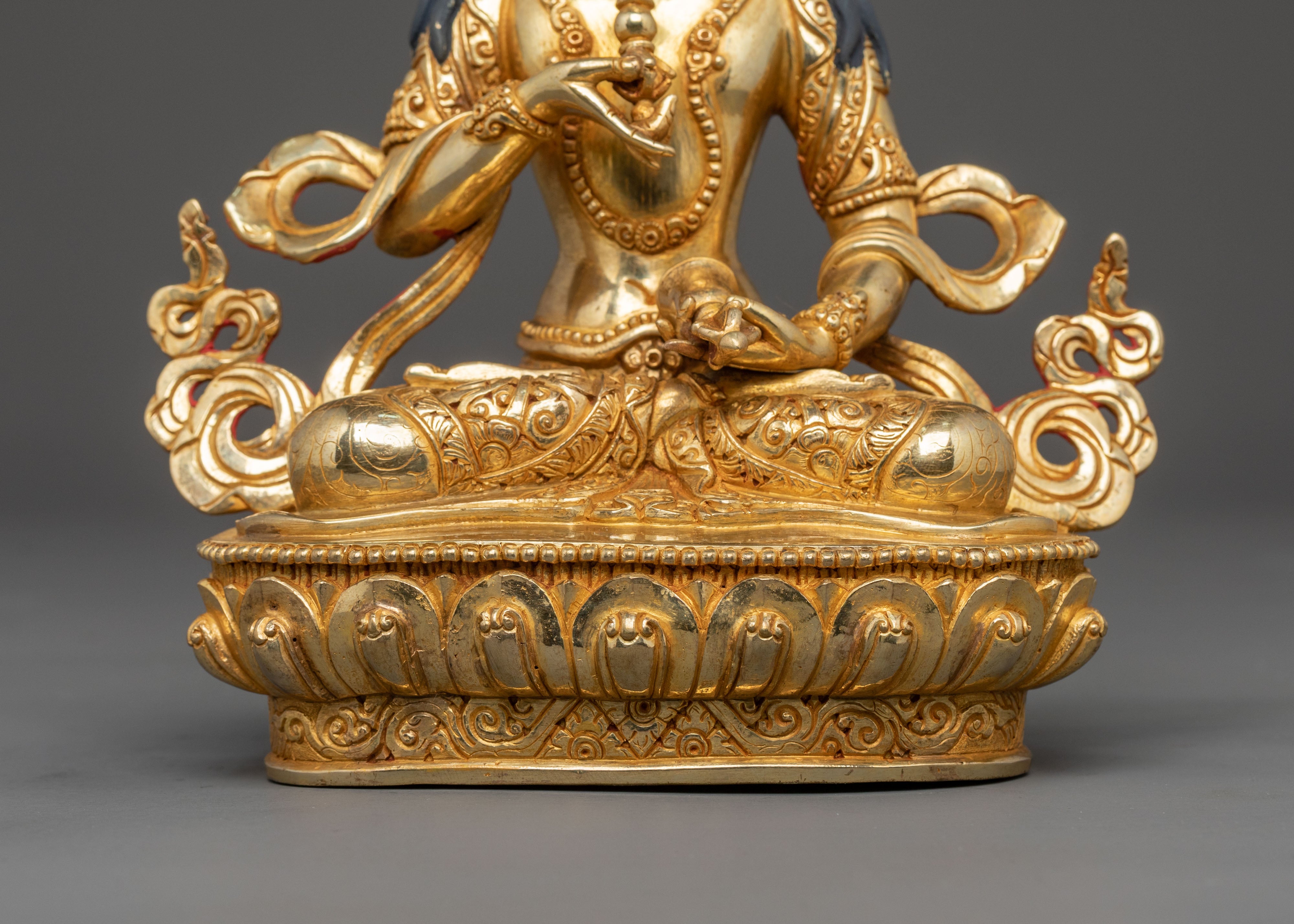 Sacred Vajrasattva 24K Gold Gilded Meditation Statue