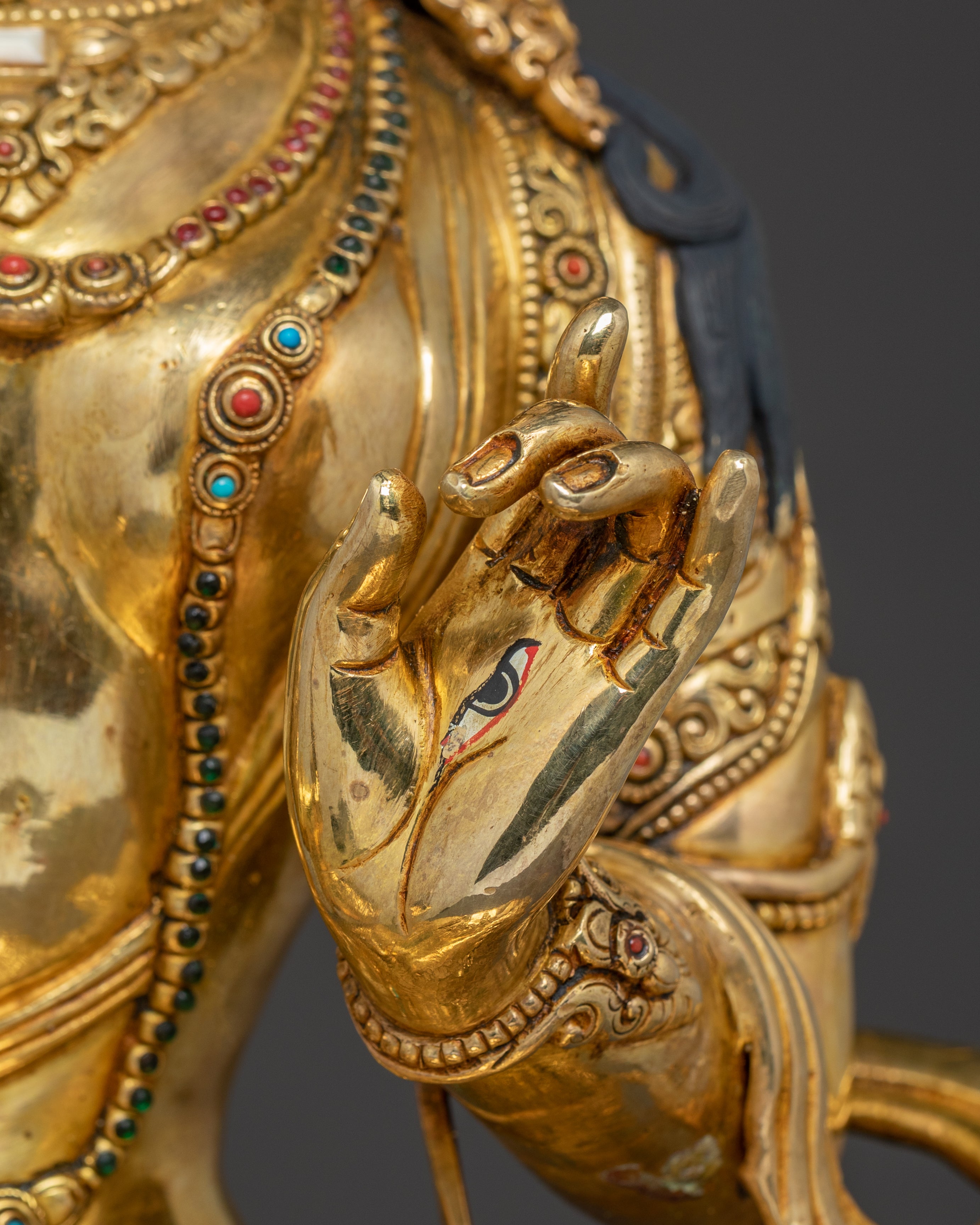 Statue of Two Armed Dukar | Traditional Himalayan Art