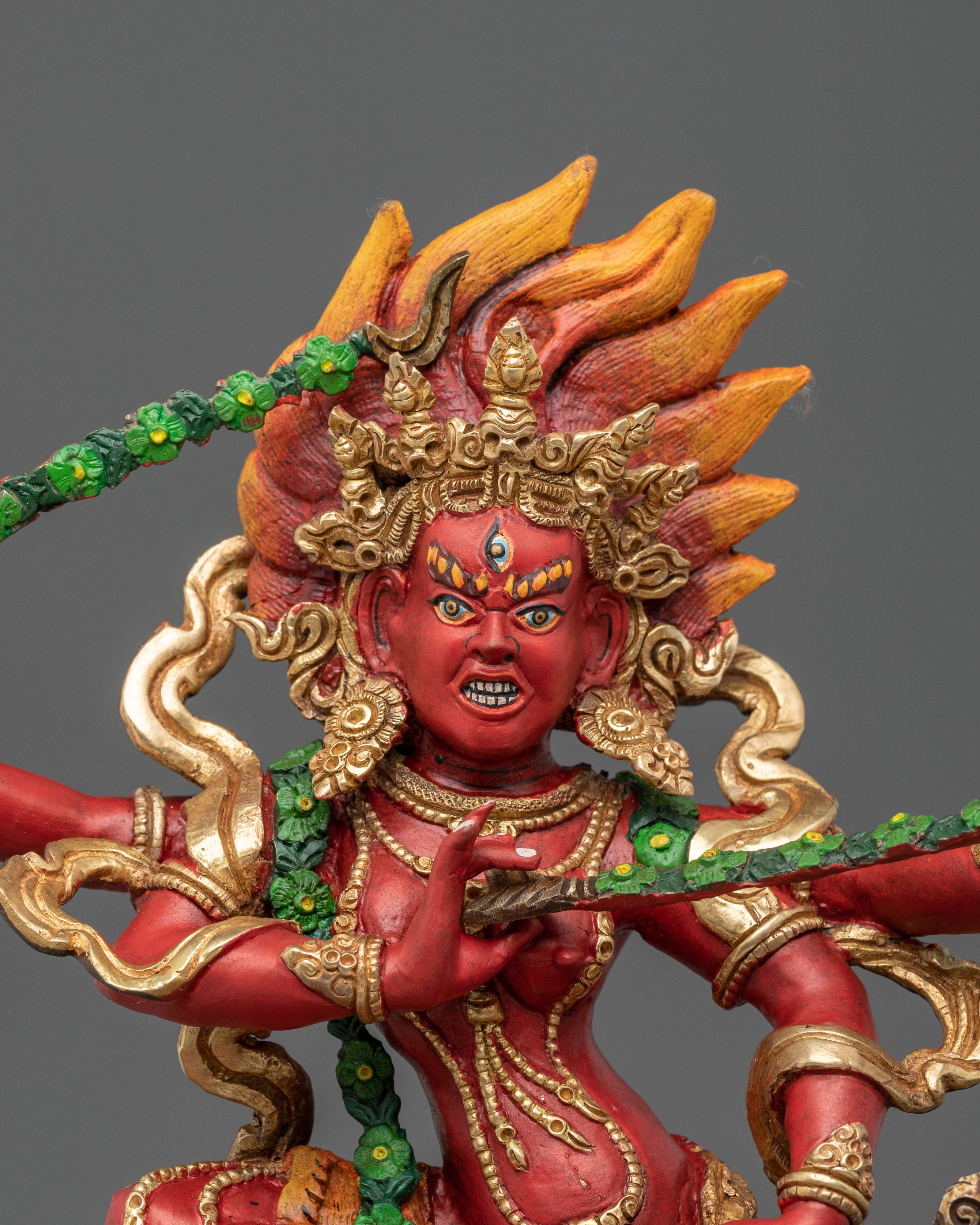 Kurukulla "Red Tara" Sculpture | Handcrafted Devotional Figurine