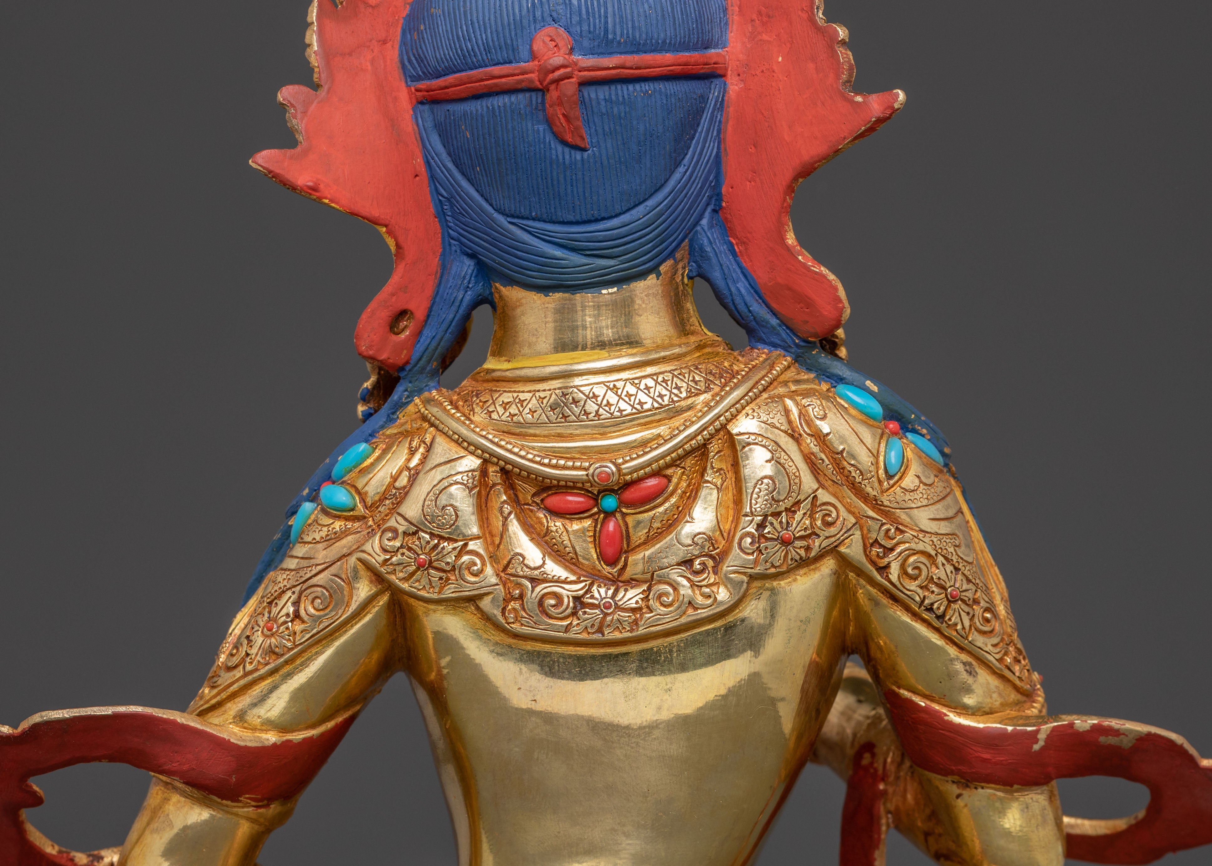 Vajrasattva Statue for Altar Decor – Masterpiece in 24K Gold