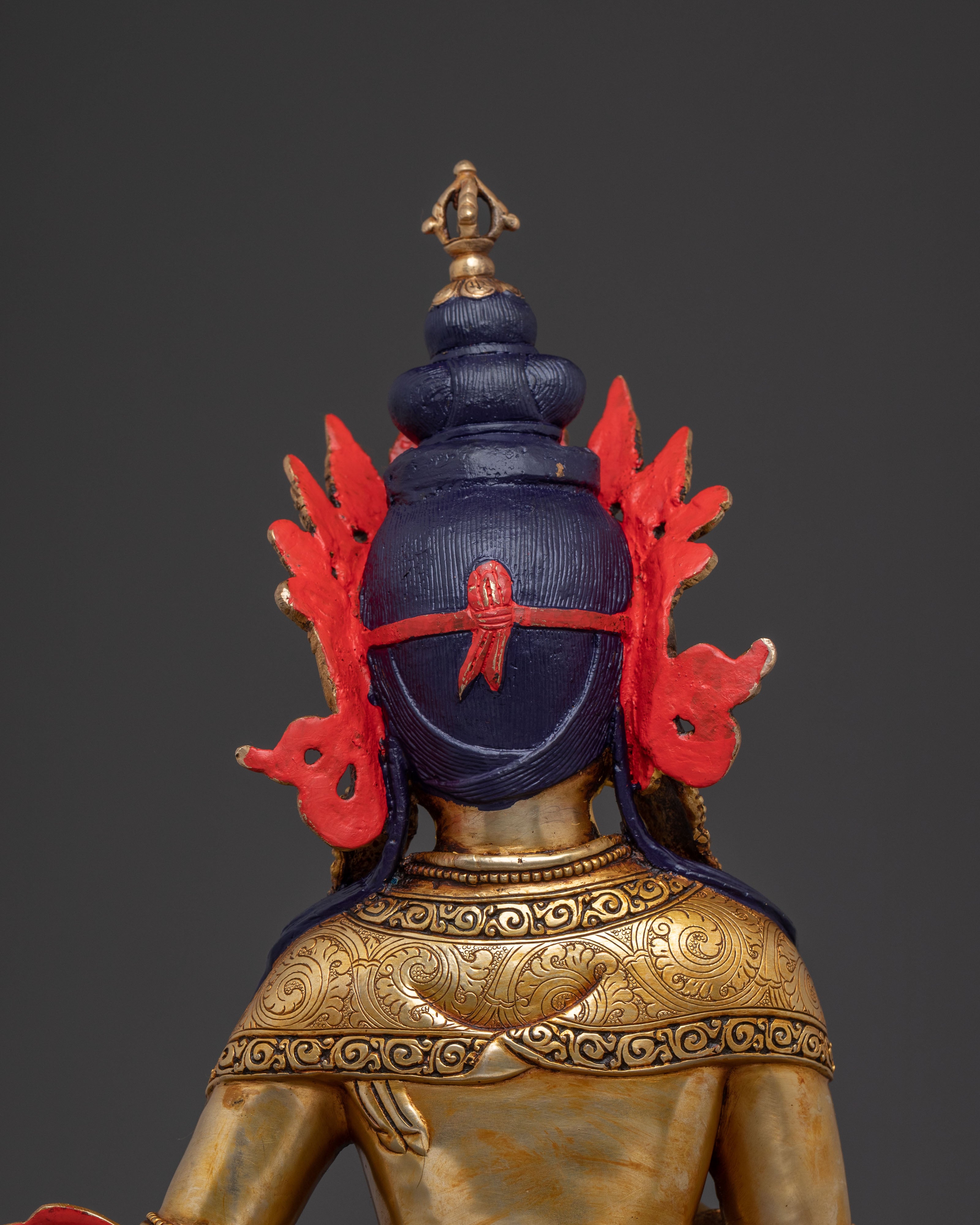 Exquisite Gold Gilded Purification and Healing Statue of Vajrasattva