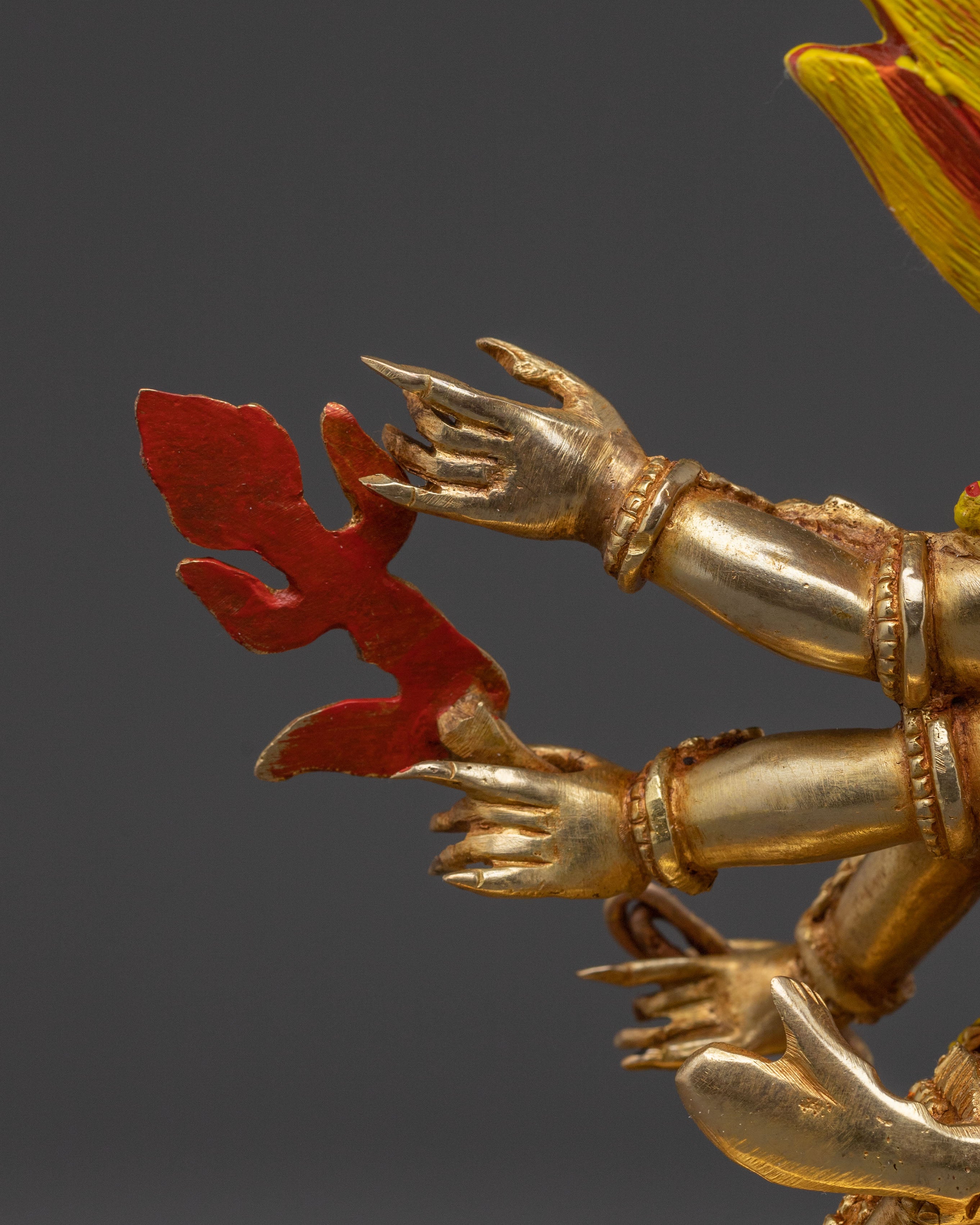 Tantric Statue of Hayagriva - Golden Reverence