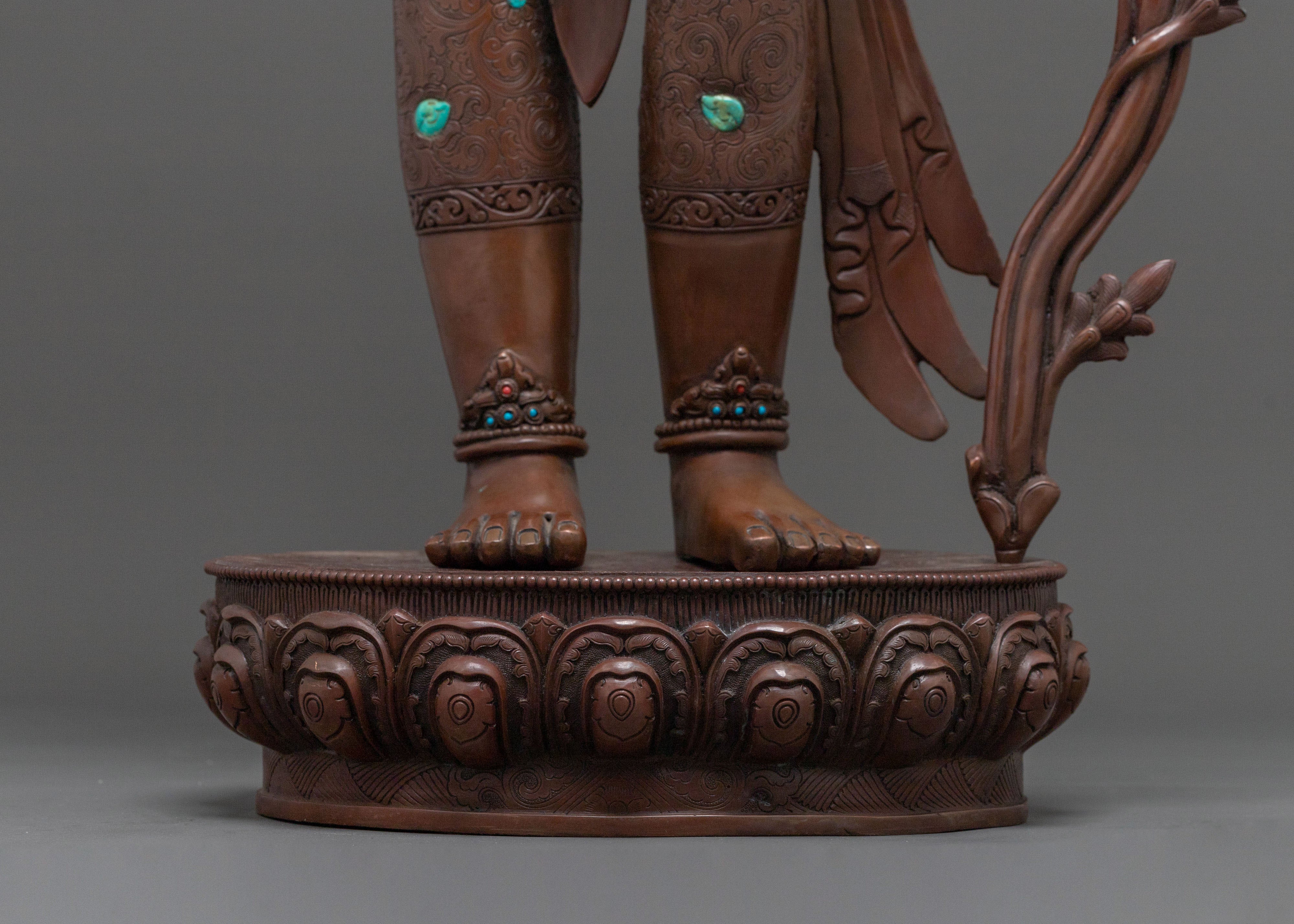Padmapani Statue of Compassion | Bodhisattva of Mercy and Wisdom