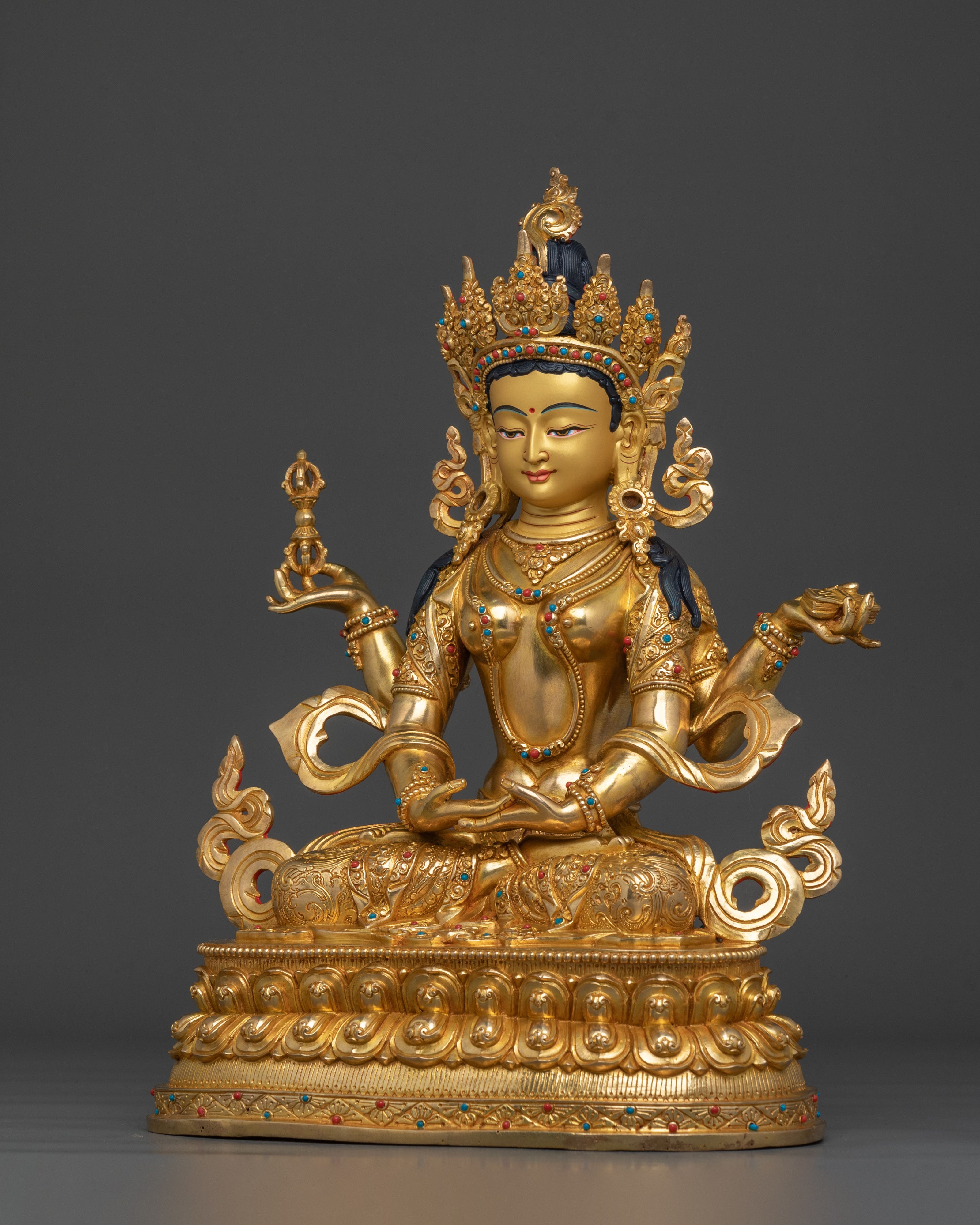 Prajnaparamita Copper Statue | Symbol of Wisdom and Enlightenment