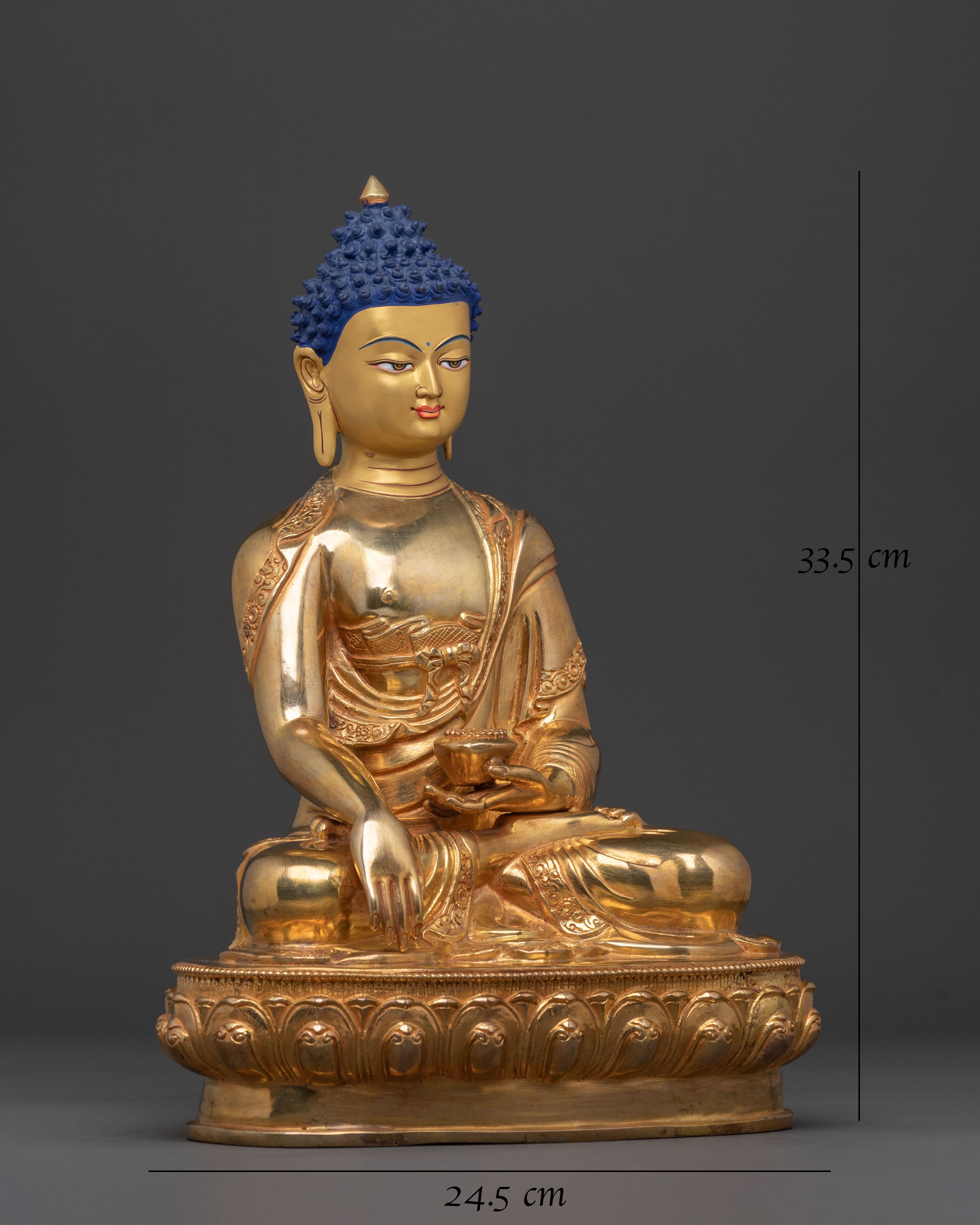Shakyamuni: Historical Buddha Handcrafted Statue