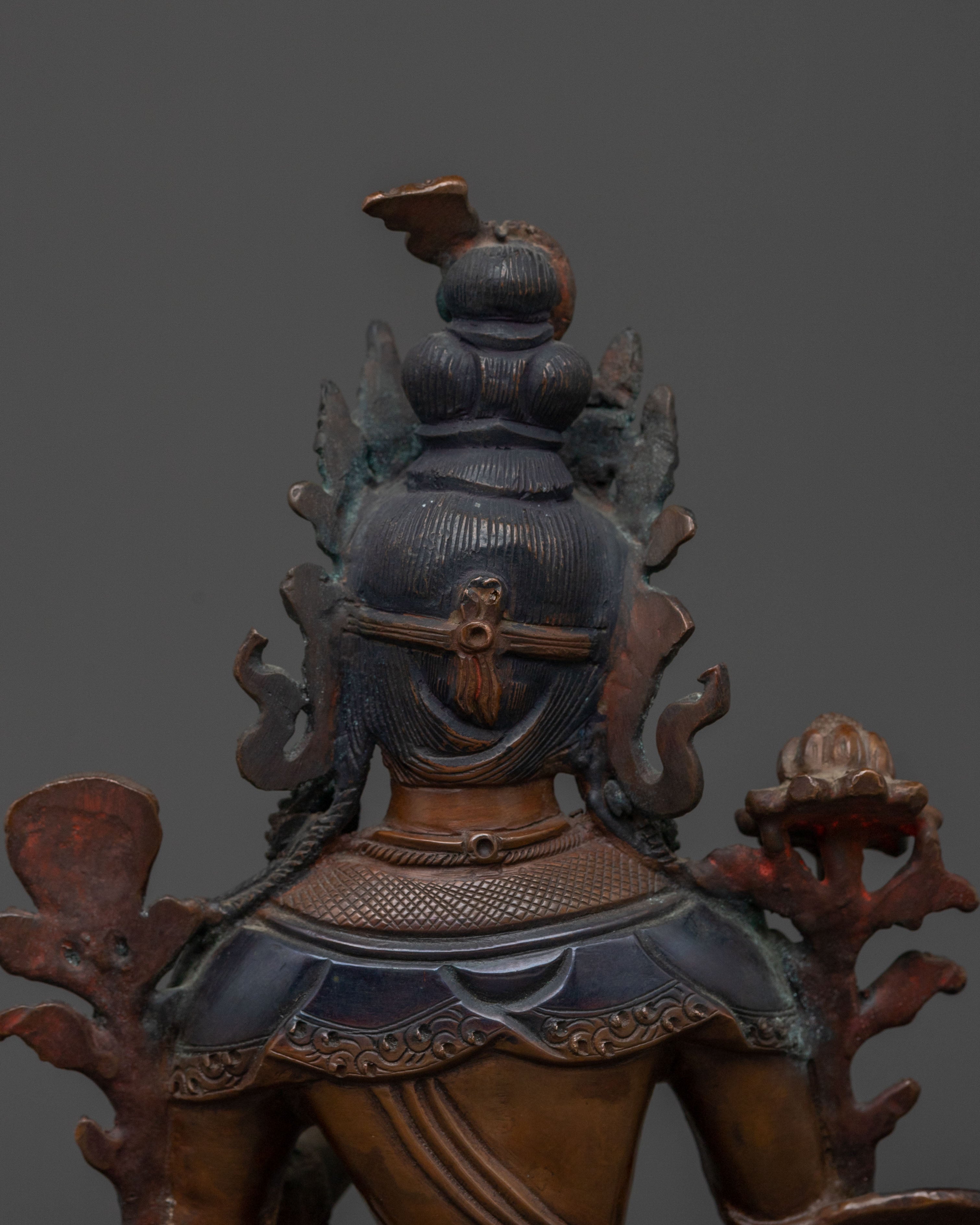 Tibetan Buddhist Goddess White Tara Figurine | Meditation Altar Decor