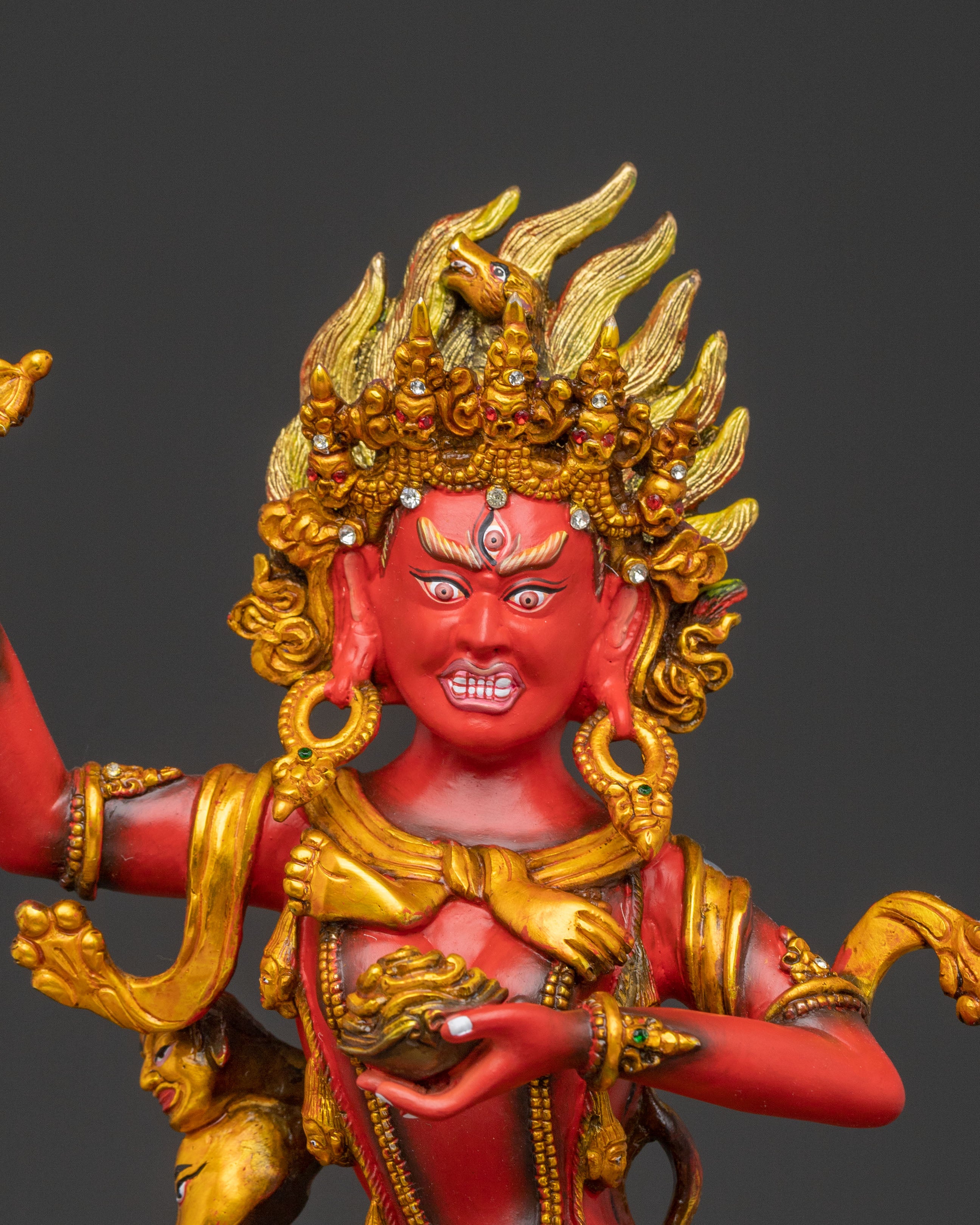 Guardian Troma Nagmo Spiritual Statue for Decor