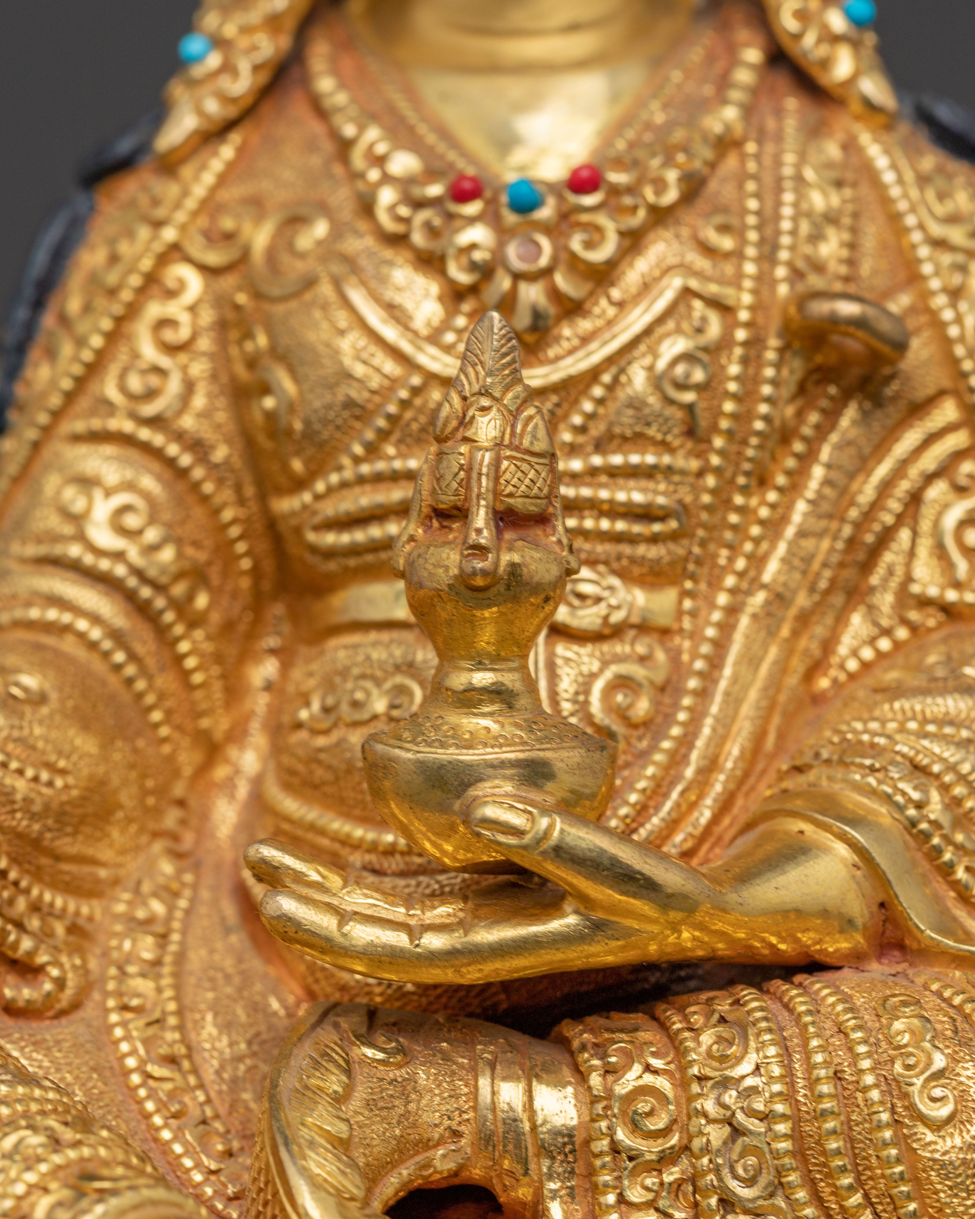Handmade Padmasambhava Statue of Lotus Born