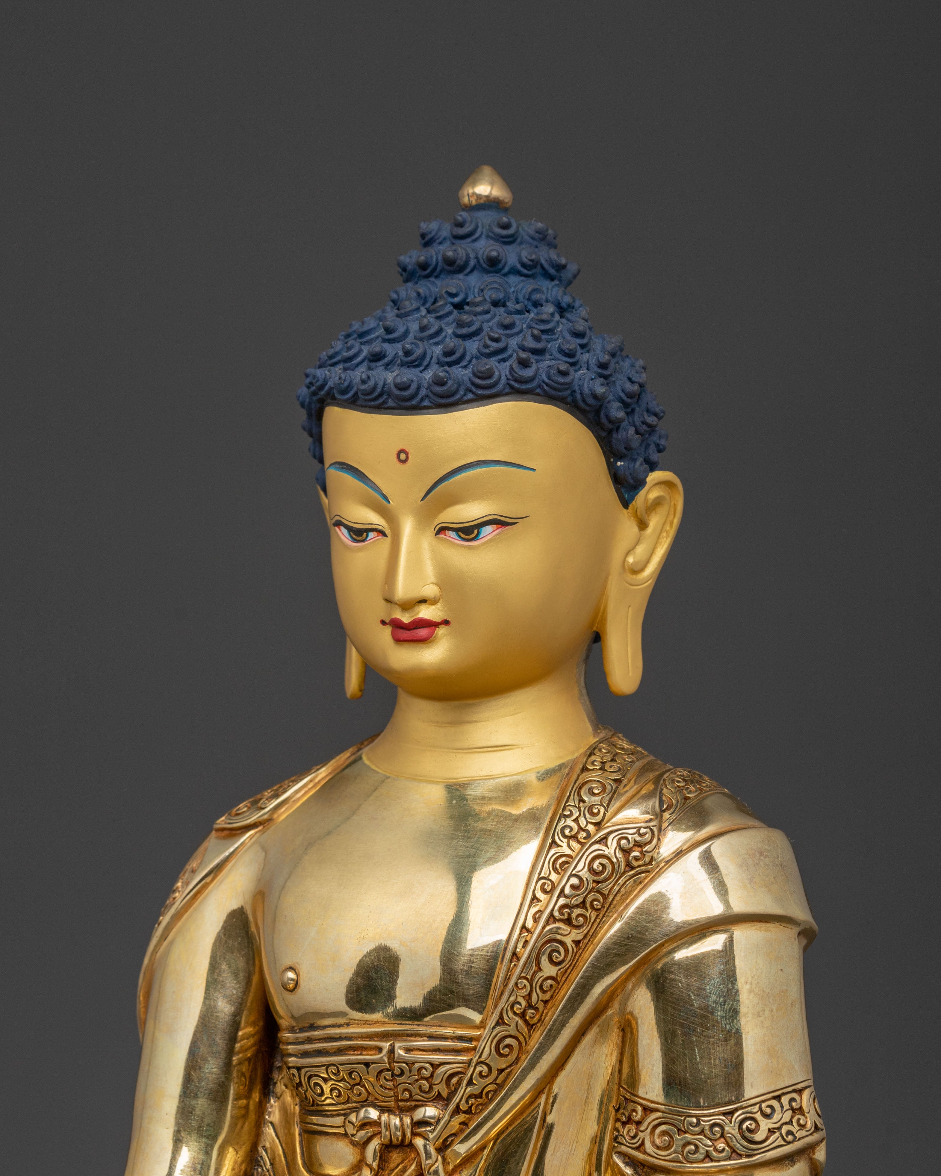 Himalayan Shakyamuni Buddha Buddhist Statue