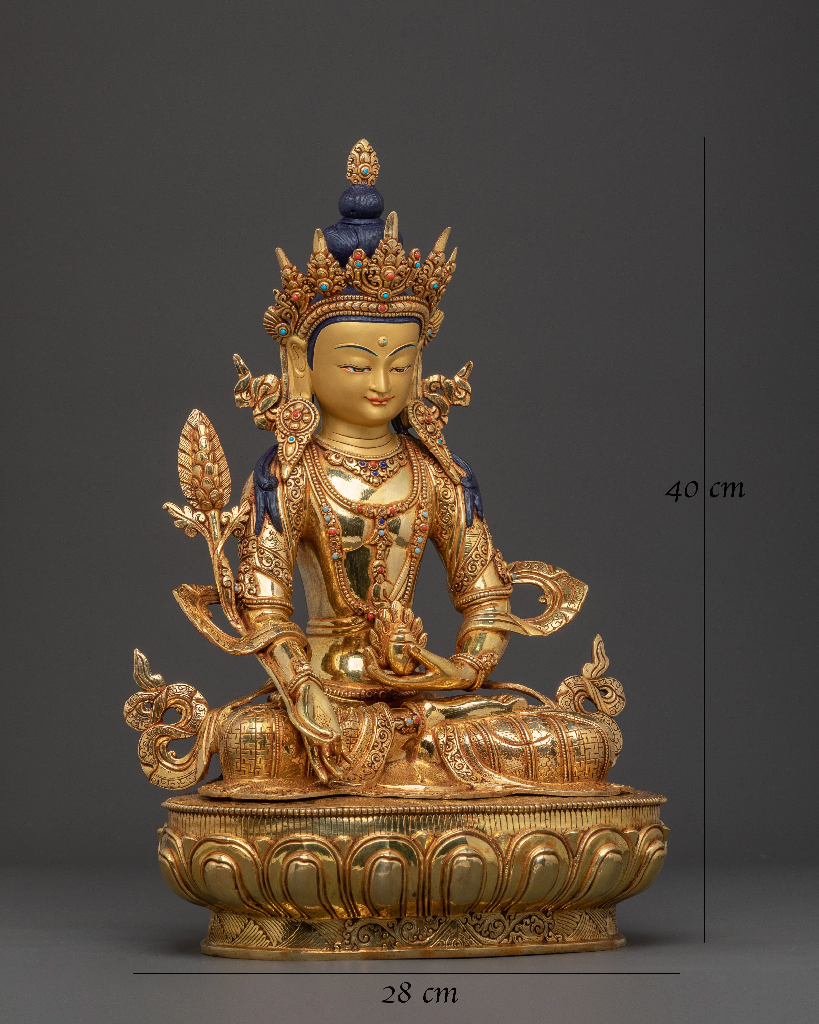 Handcrafted Kshitigarbha Statue | Made in Nepal