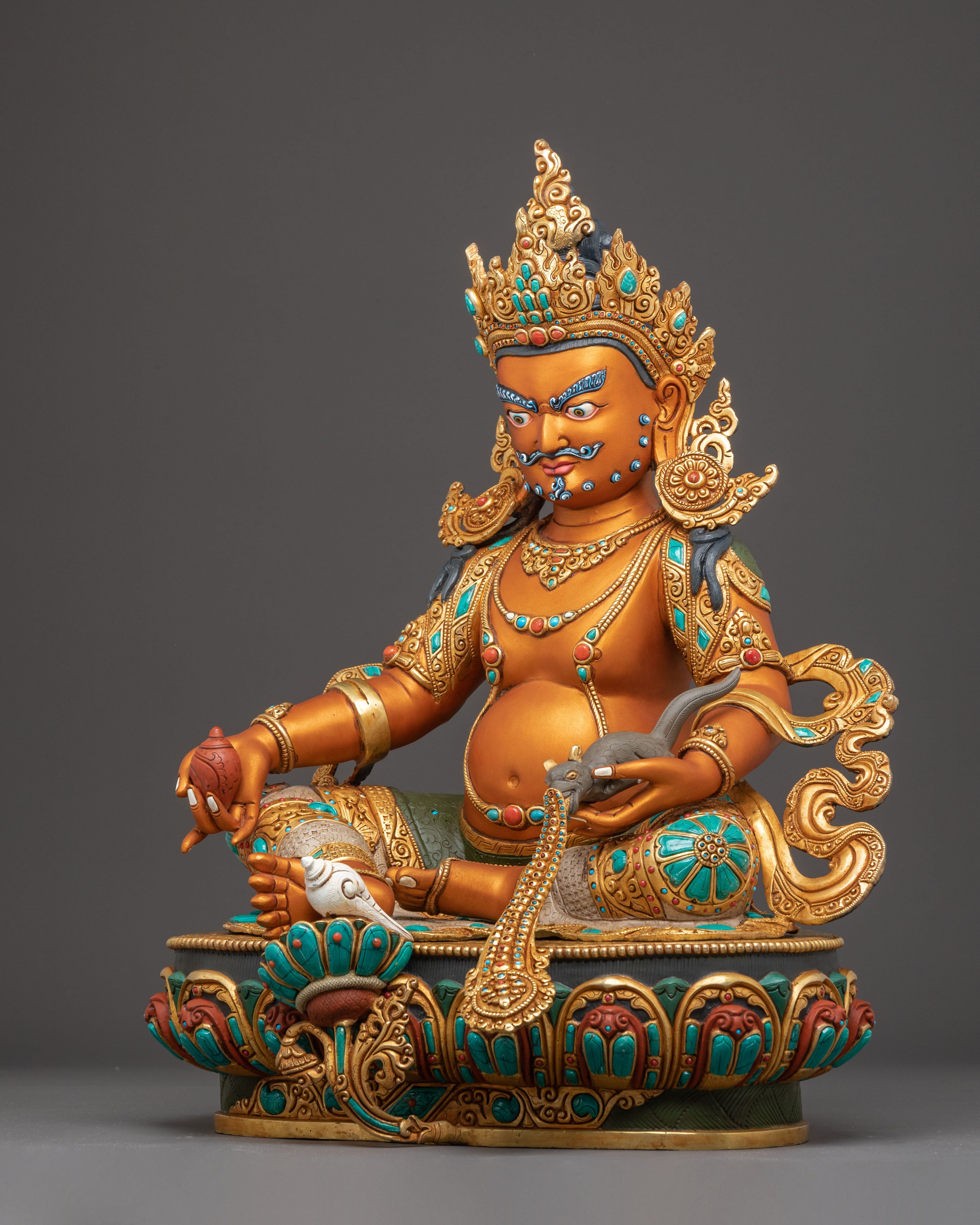 Wealth Icon Dzambhala Handmade Statue | Symbol of Prosperity