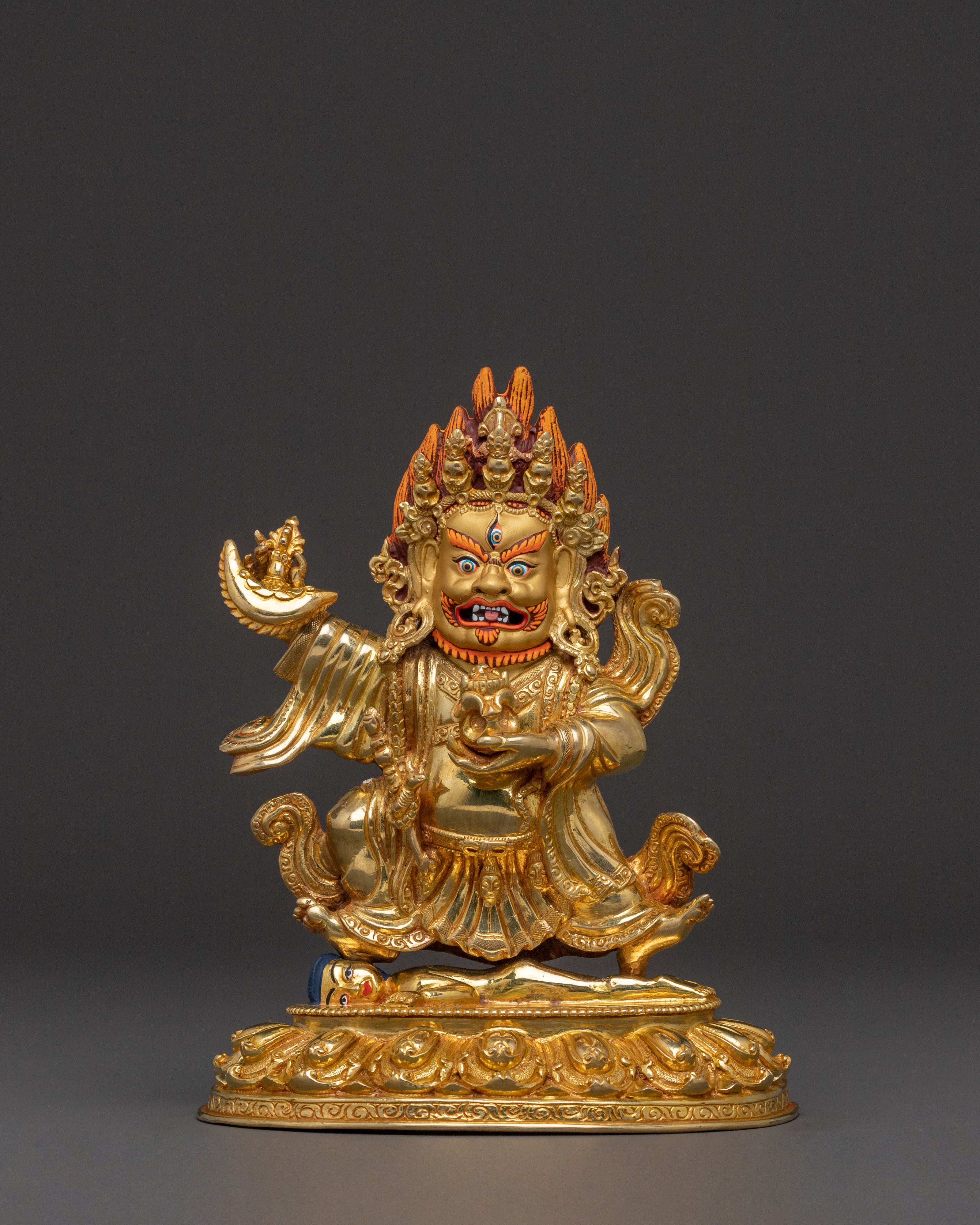 Mahakala Bernakchen Protector Statue | Divine Guardian of Wisdom