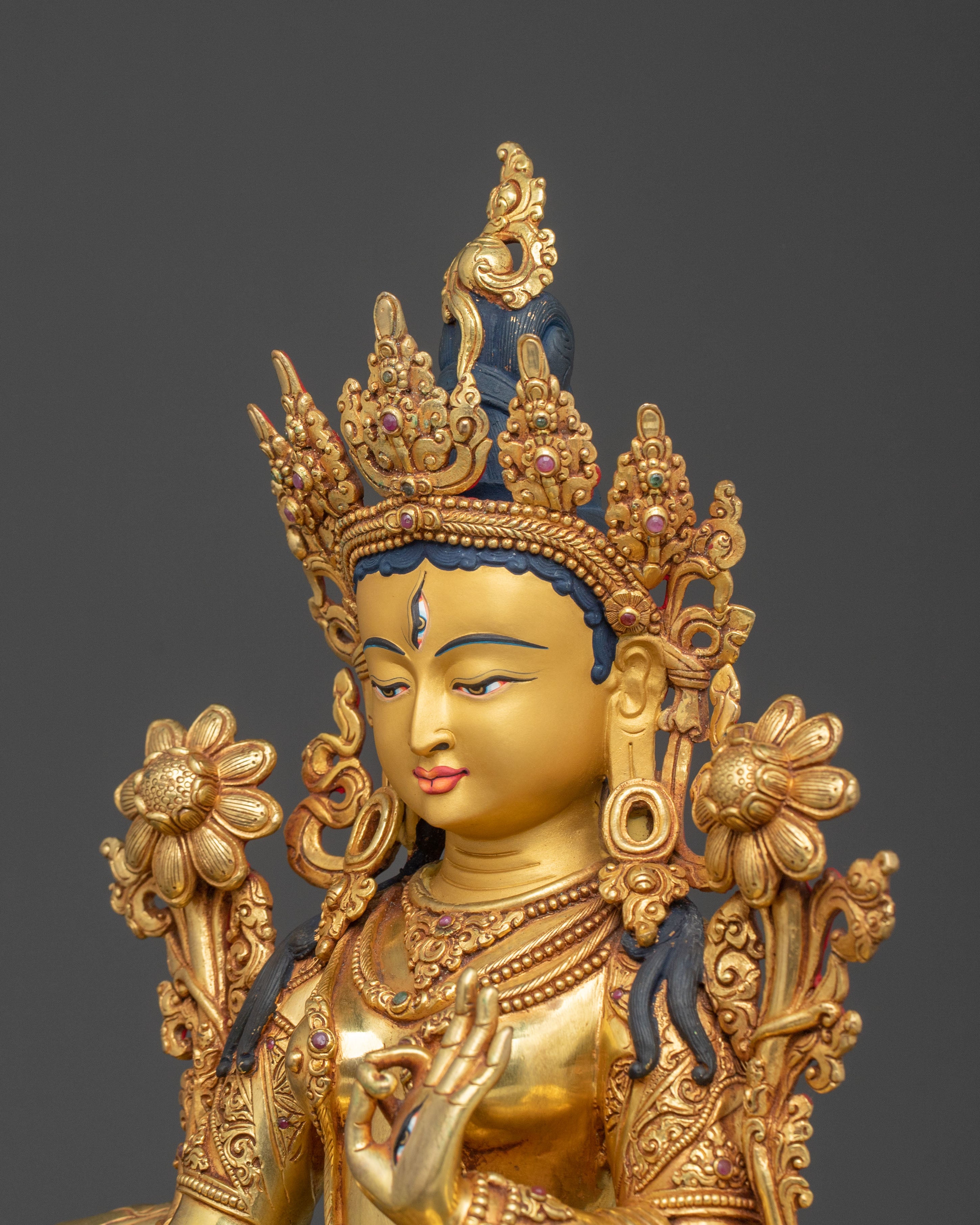 White Tara Statue | Tibetan Deity of Compassion